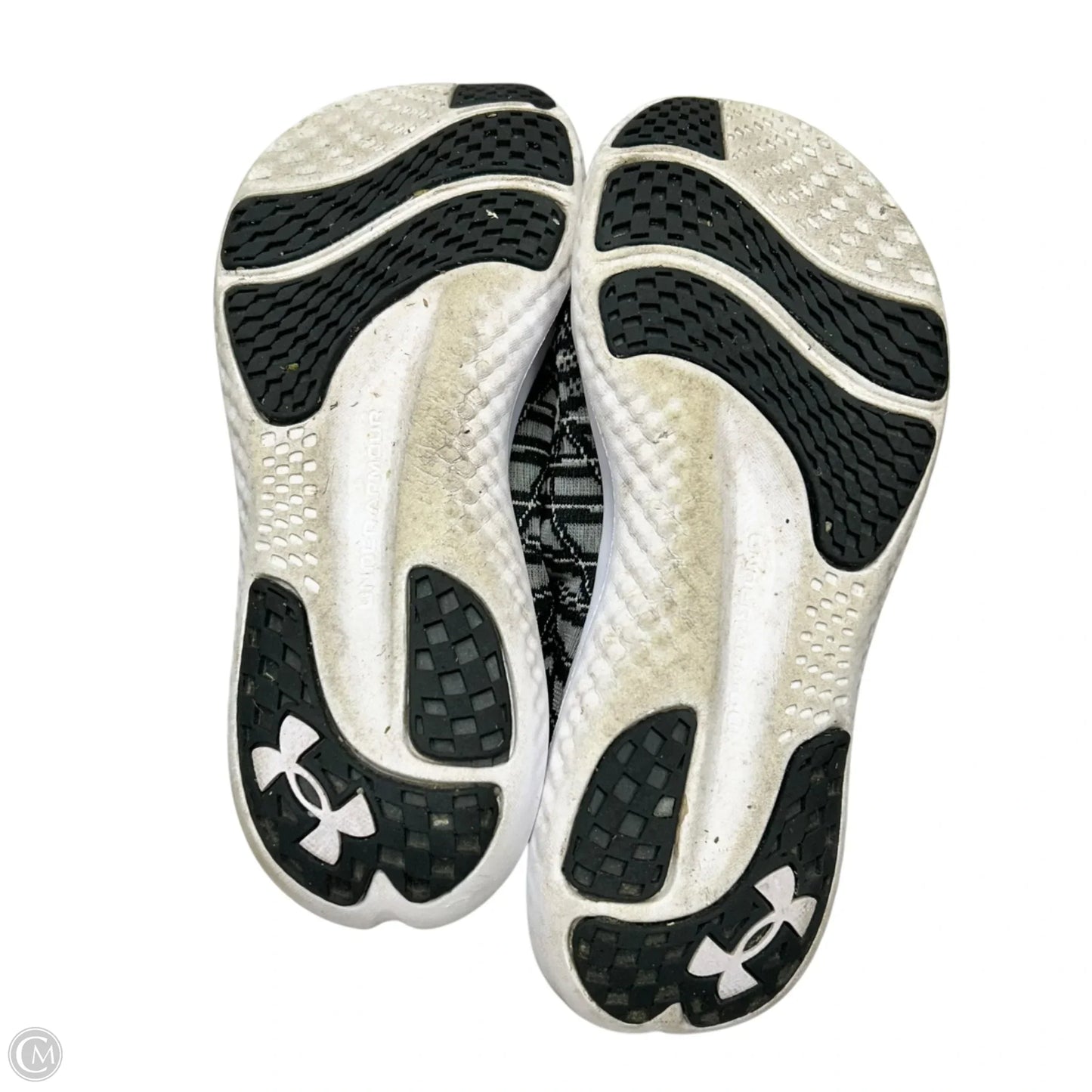 Shoes Athletic By Under Armour In Black & White, Size: 7