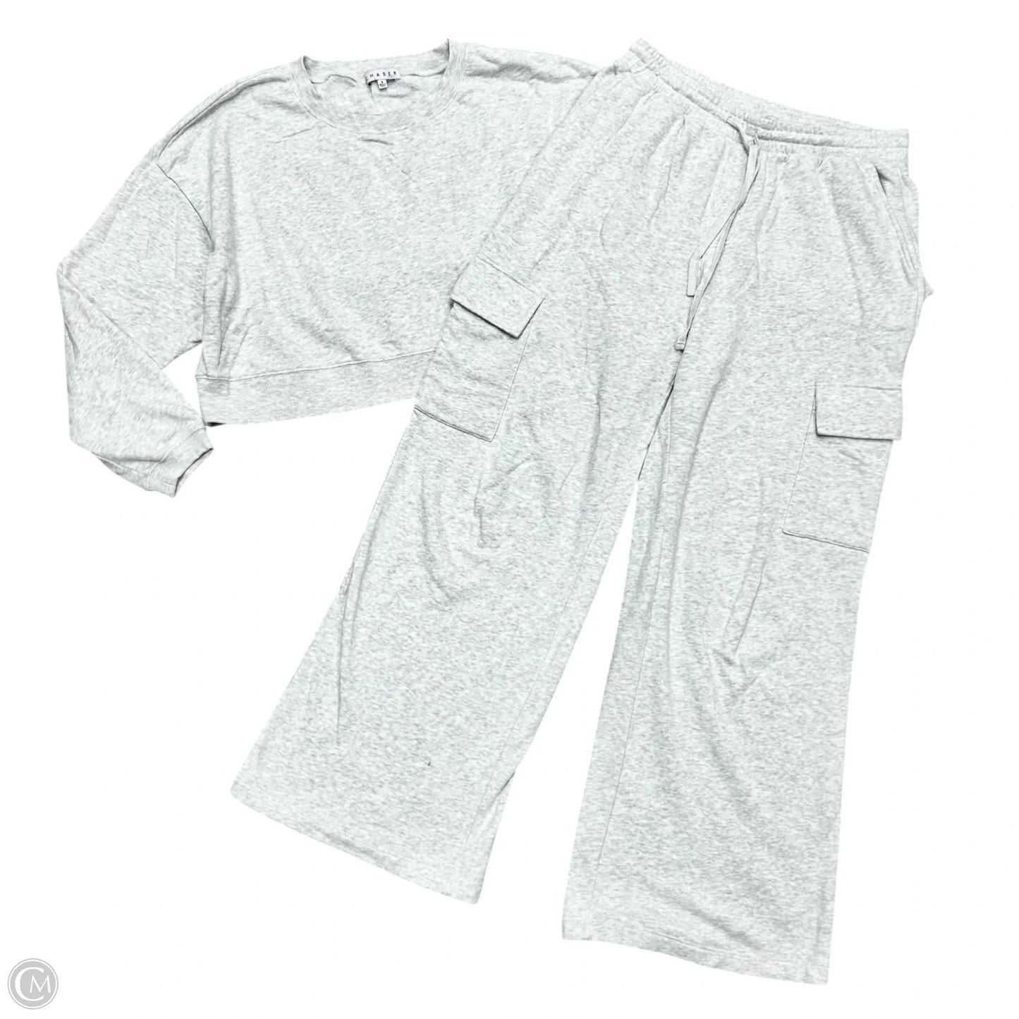 Athletic Pants 2pc By Chaser In Grey, Size: S