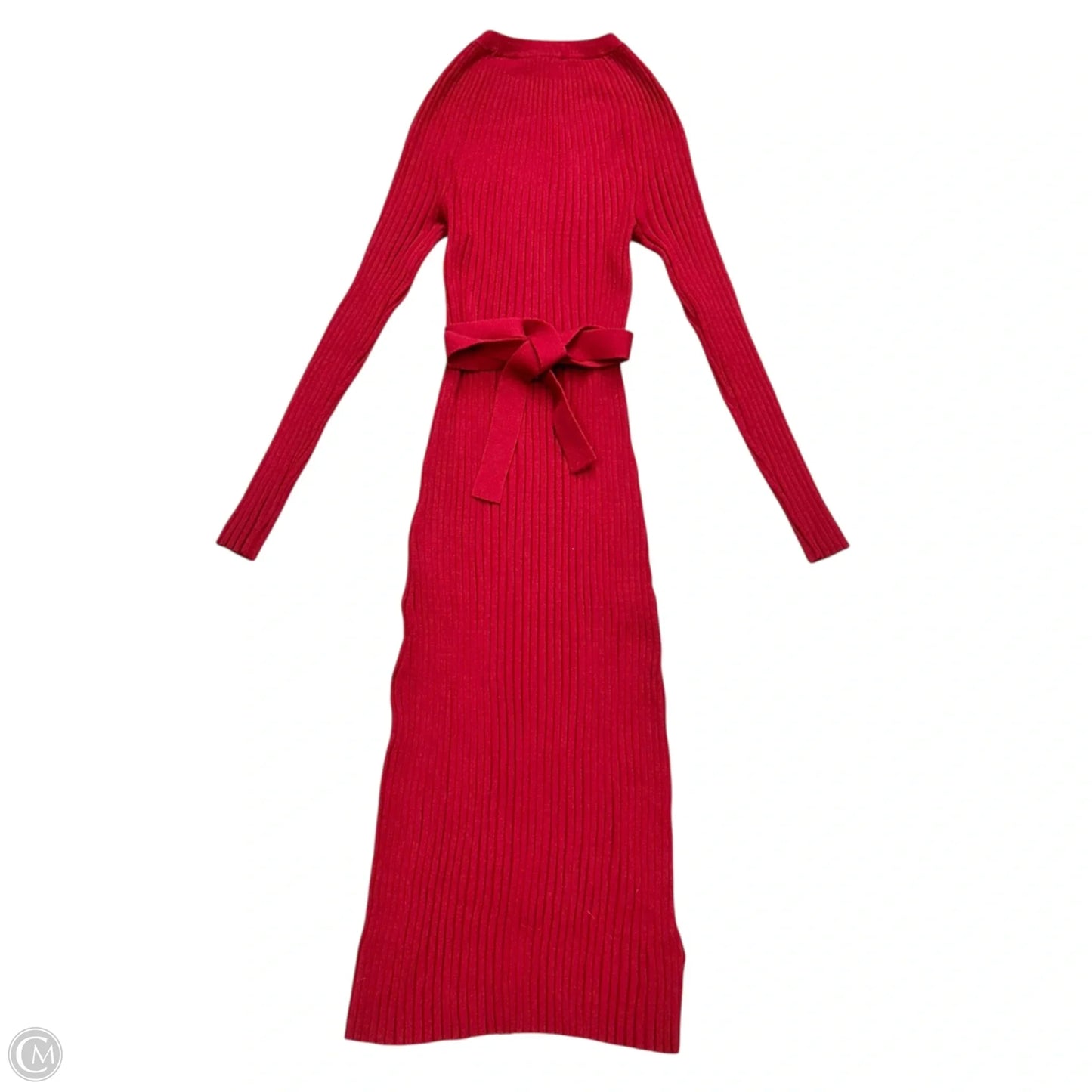 Dress Sweater By Ann Taylor In Red, Size: S