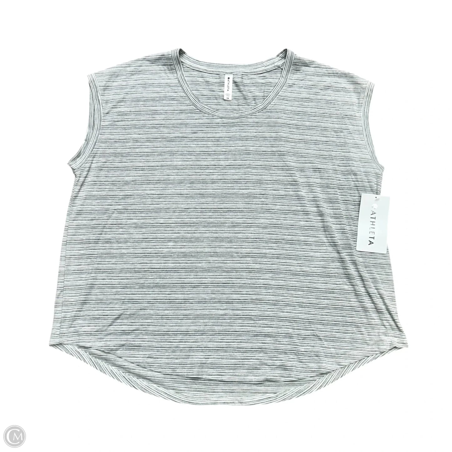 Tank Top By Athleta In Striped Pattern, Size: 1x