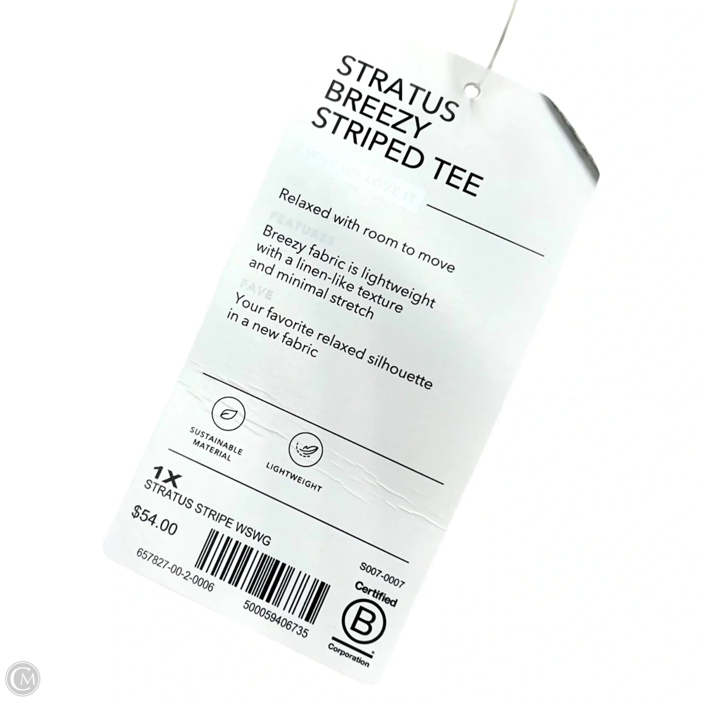 Tank Top By Athleta In Striped Pattern, Size: 1x