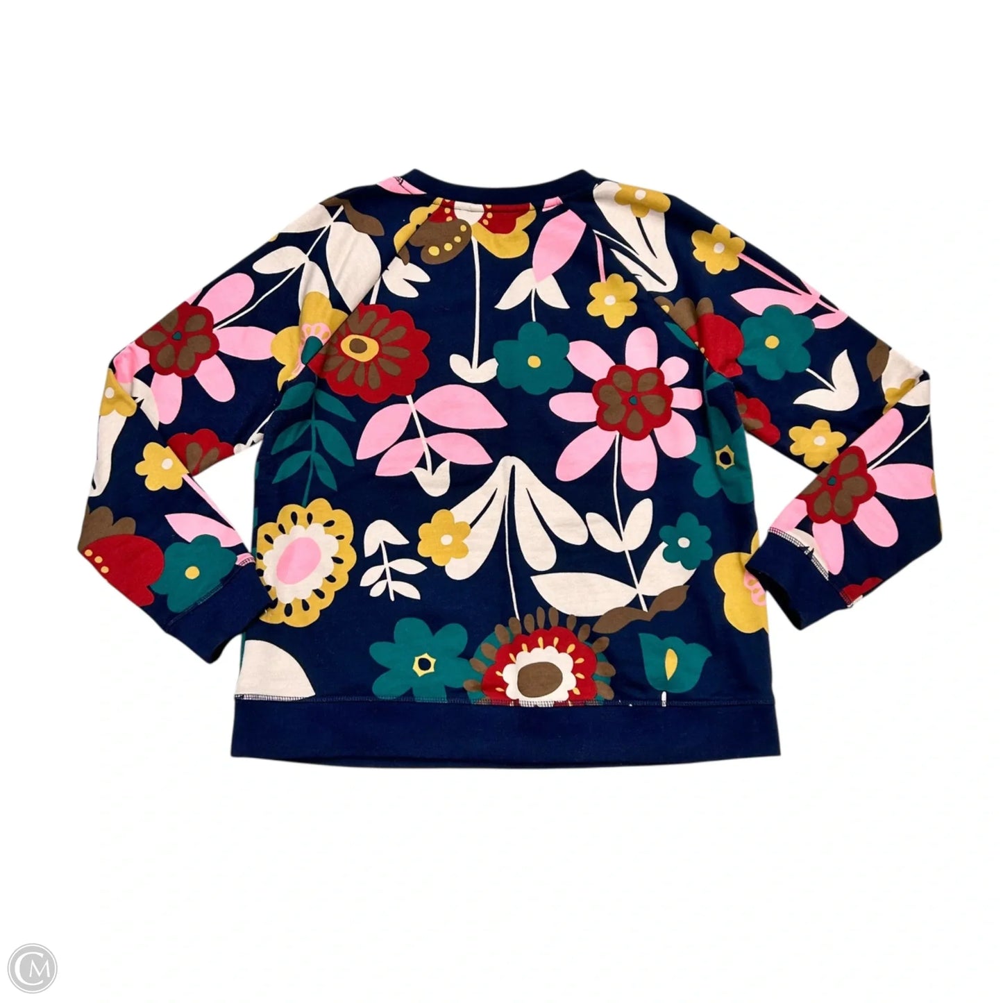 Sweatshirt Crewneck By Boden In Floral Print, Size: M