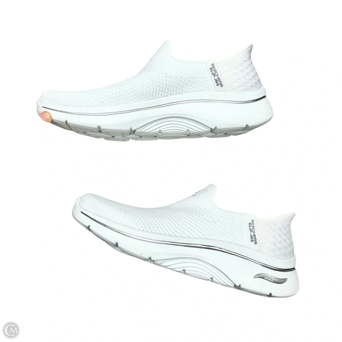 Shoes Sneakers By Skechers In White, Size: 8