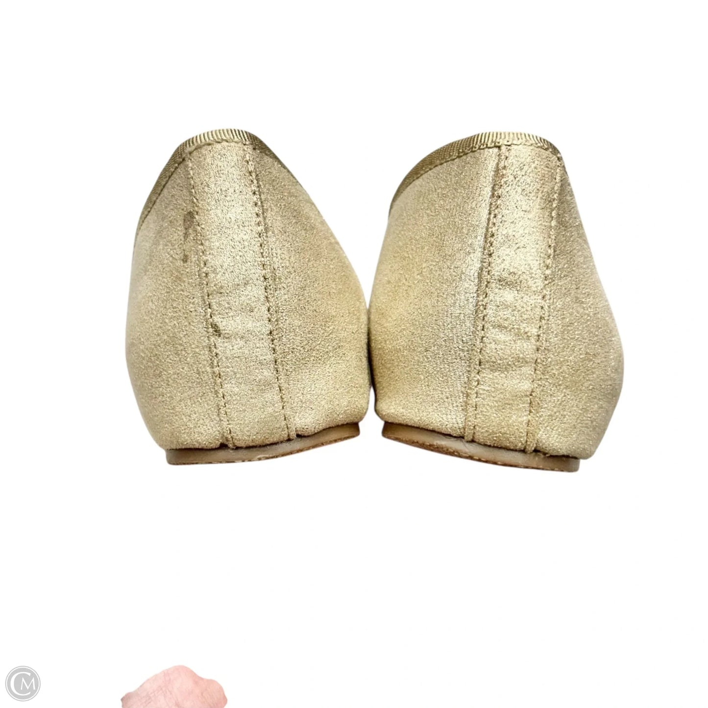 Shoes Flats By Talbots In Gold, Size: 9