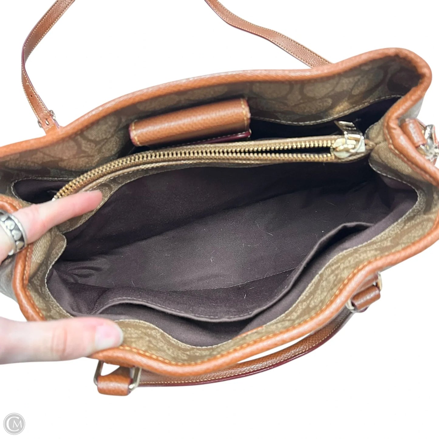 Handbag Designer By Coach, Size: Medium