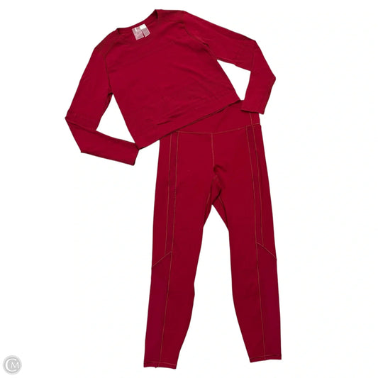 Athletic Pants 2pc By Calia In Red, Size: L