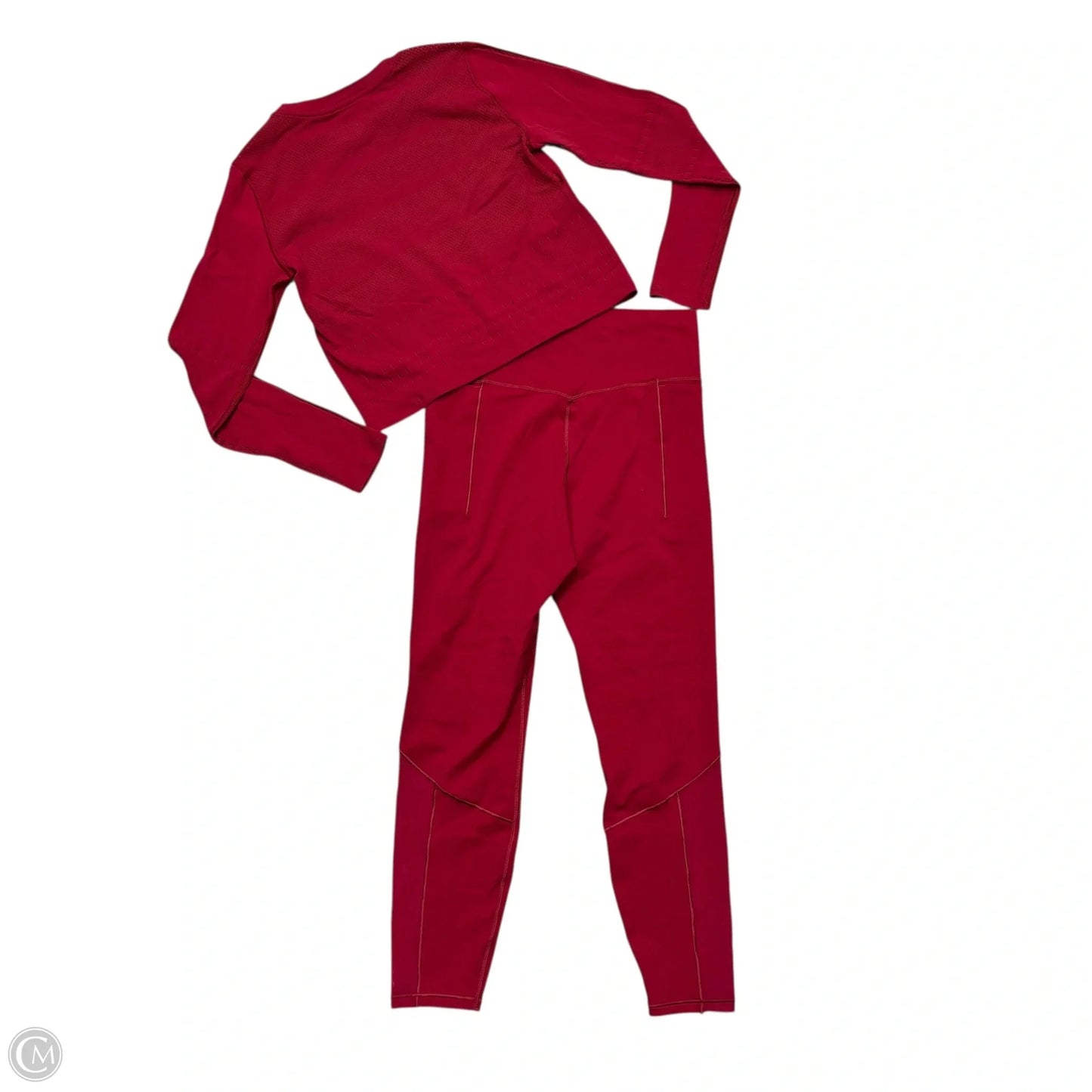 Athletic Pants 2pc By Calia In Red, Size: L