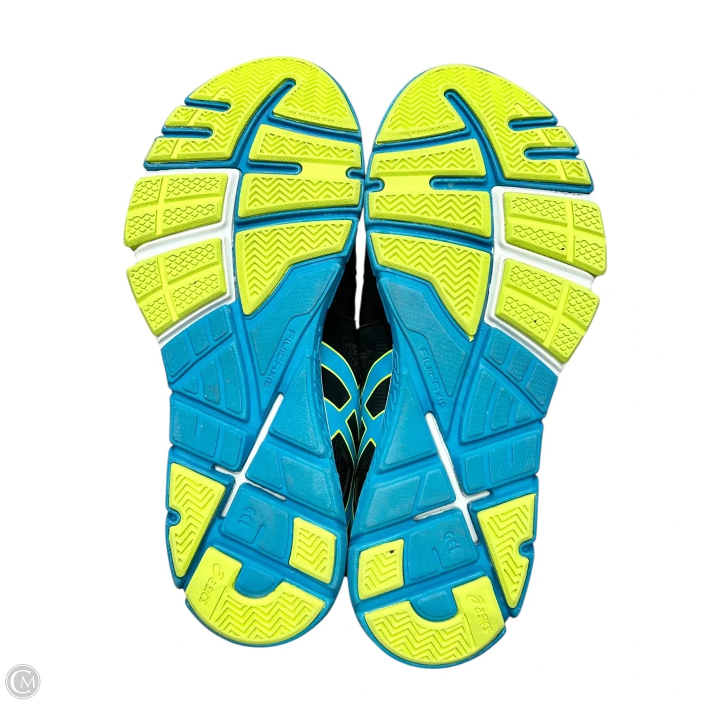 Shoes Athletic By Asics In Black & Blue, Size: 9