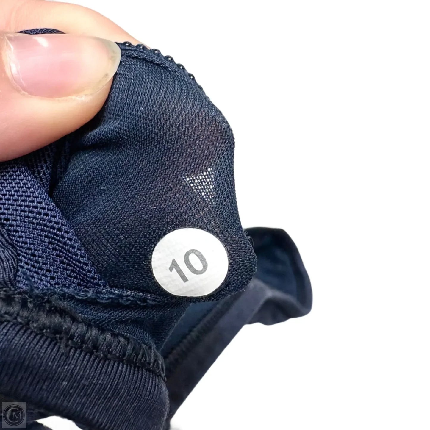 Athletic Bra By Lululemon In Black & Blue, Size: M