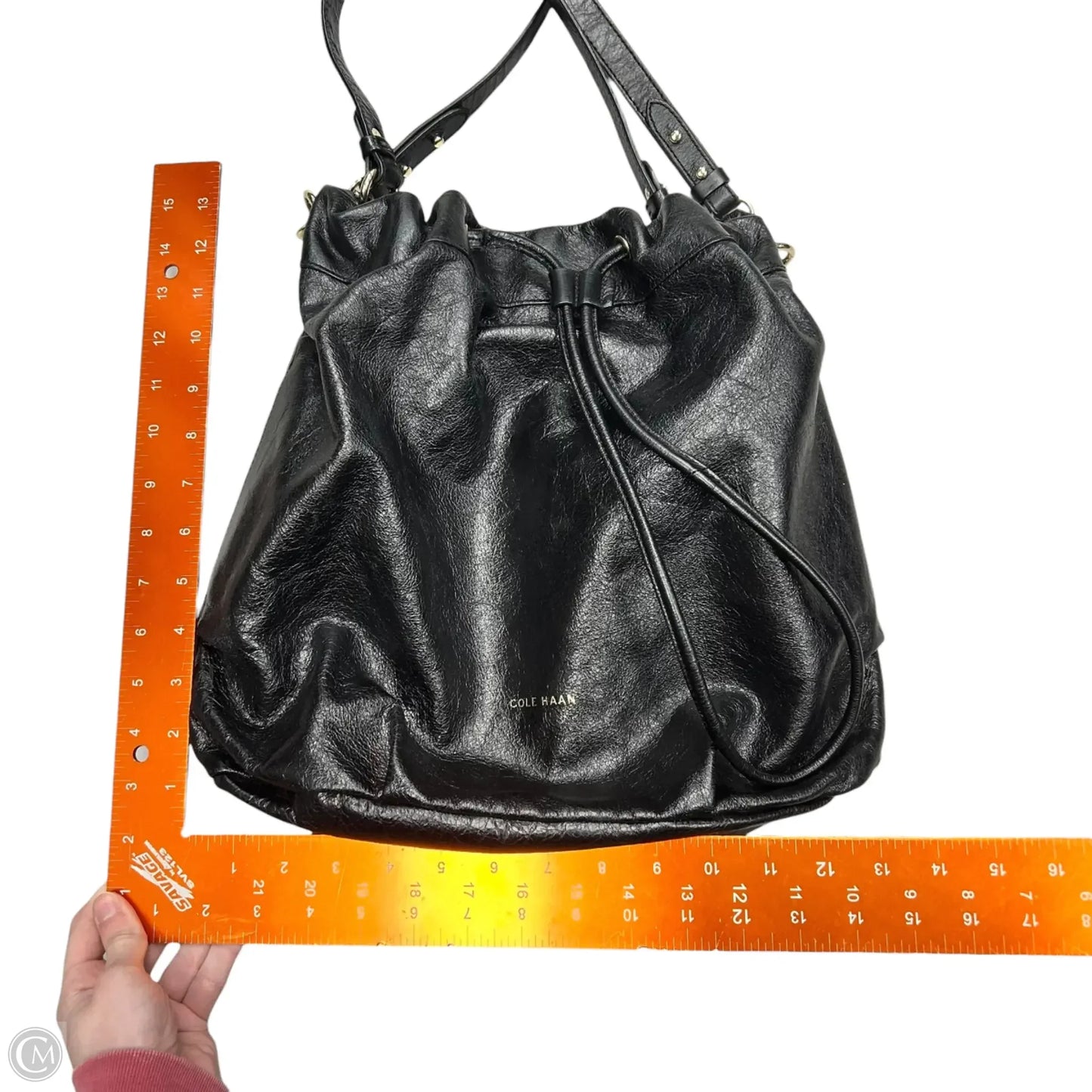 Crossbody Leather By Cole-haan, Size: Large