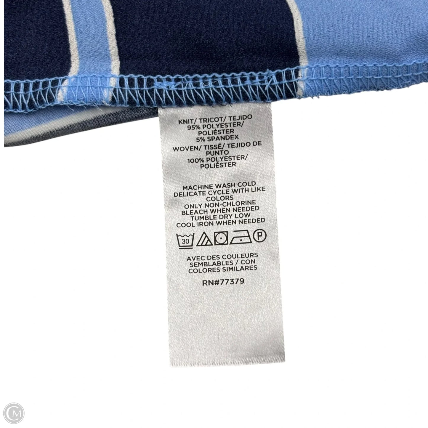 Top Long Sleeve By Ann Taylor In Blue, Size: Xxl