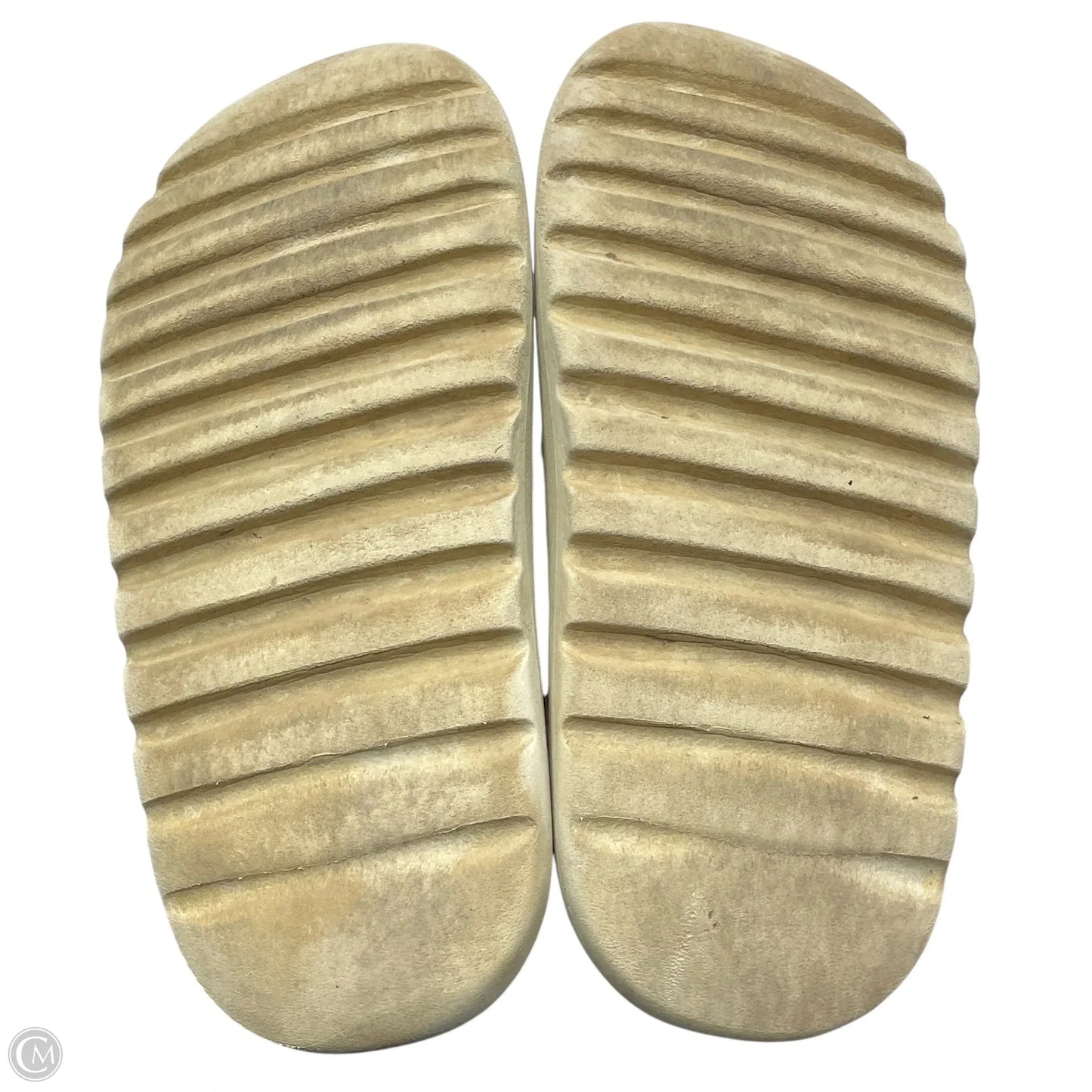 Sandals Heels Platform By Adidas In Tan, Size: 11.5