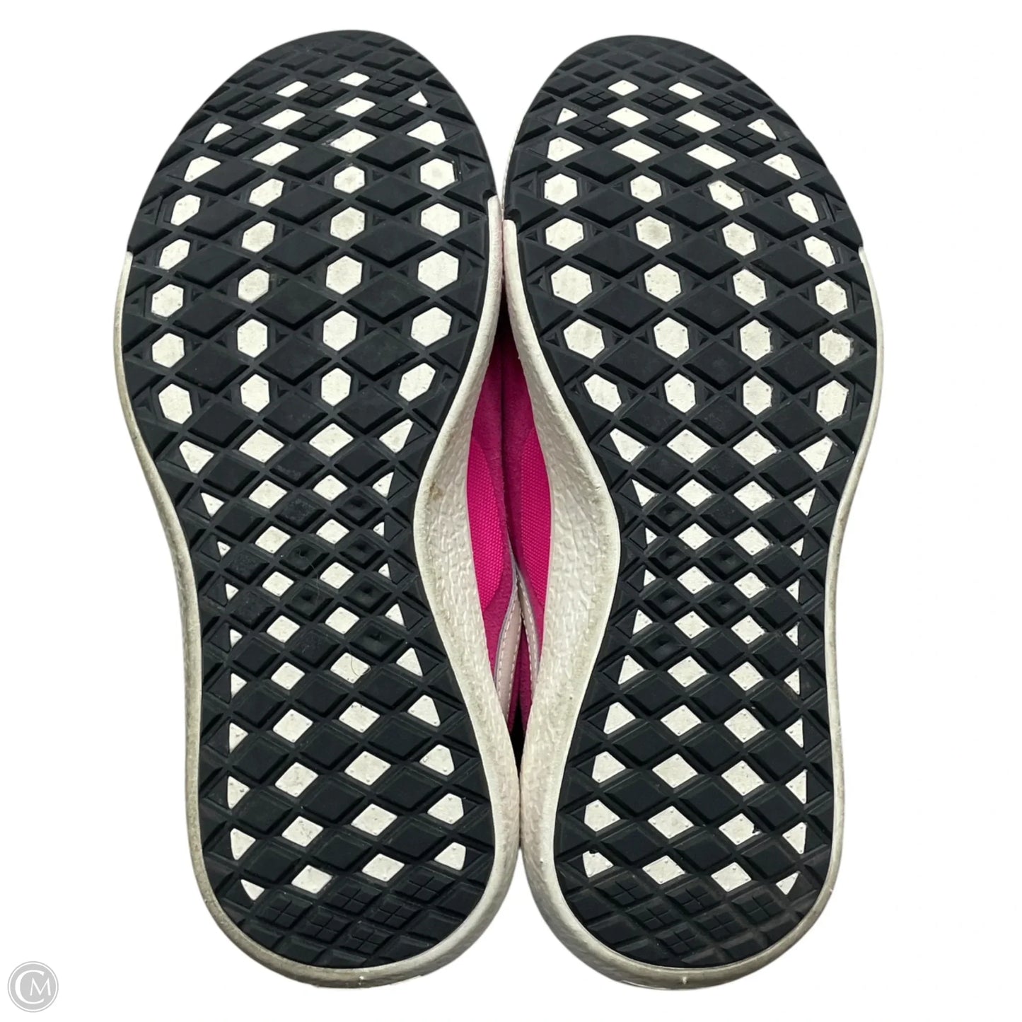 Shoes Sneakers By Vans In Pink & White, Size: 10