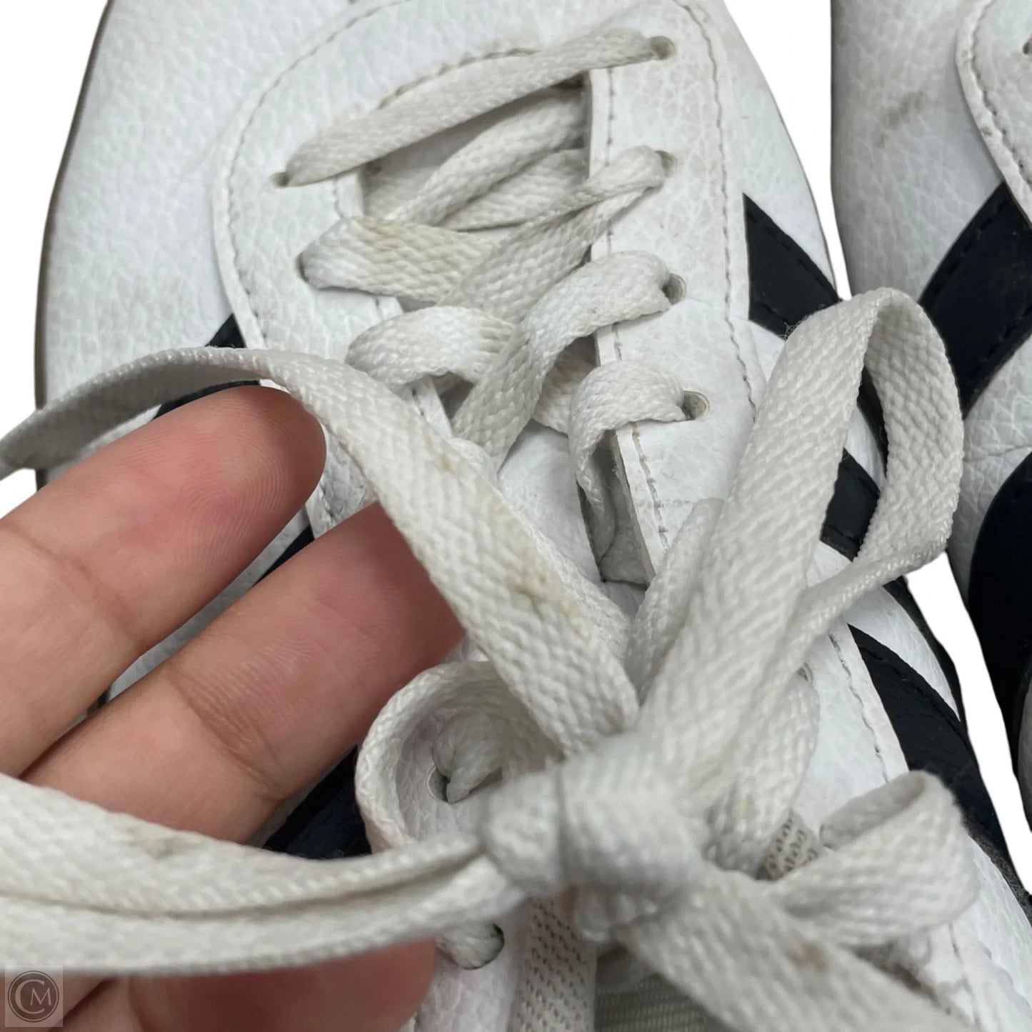 Shoes Sneakers By Adidas In Black & White, Size: 9