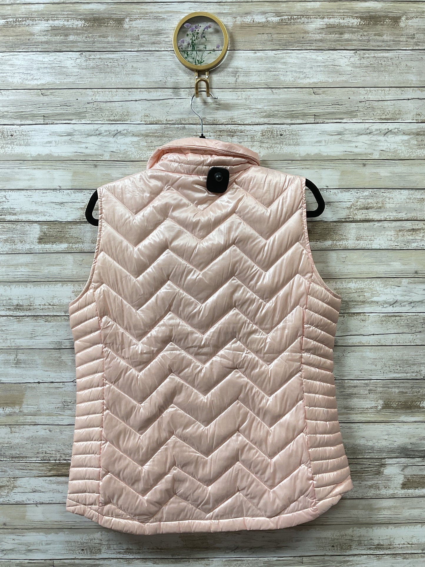 Vest Puffer & Quilted By Calvin Klein In Pink, Size:L