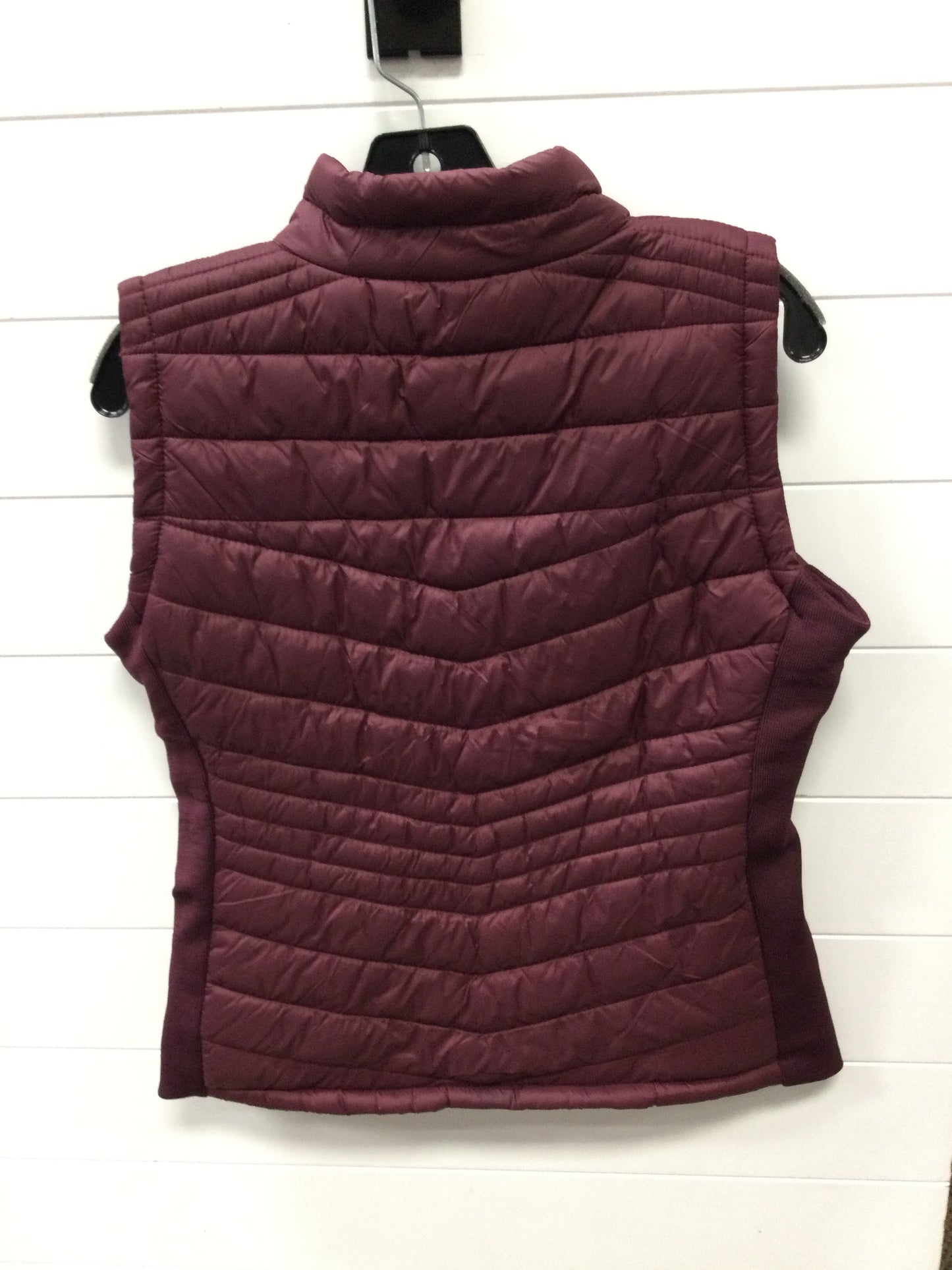 Vest Puffer & Quilted By Cmc In Maroon, Size:L