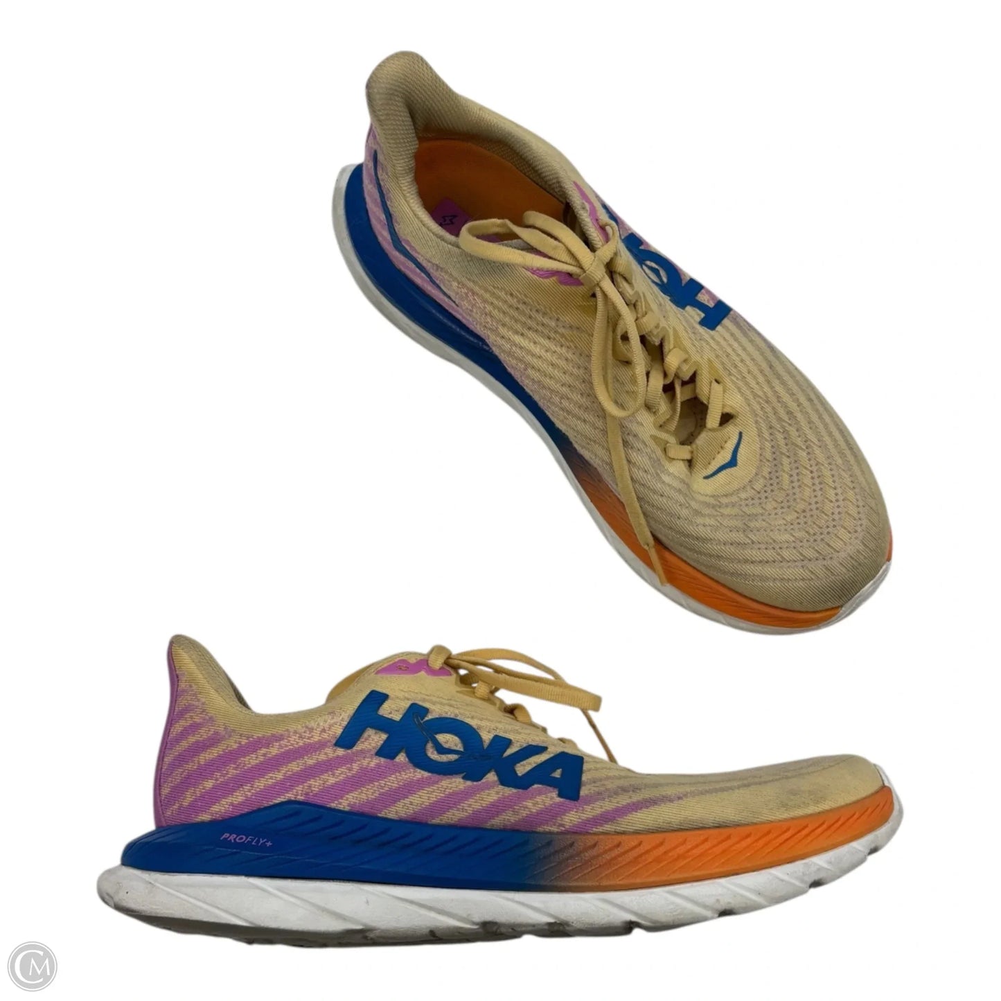 Shoes Athletic By Hoka In Orange, Size: 10