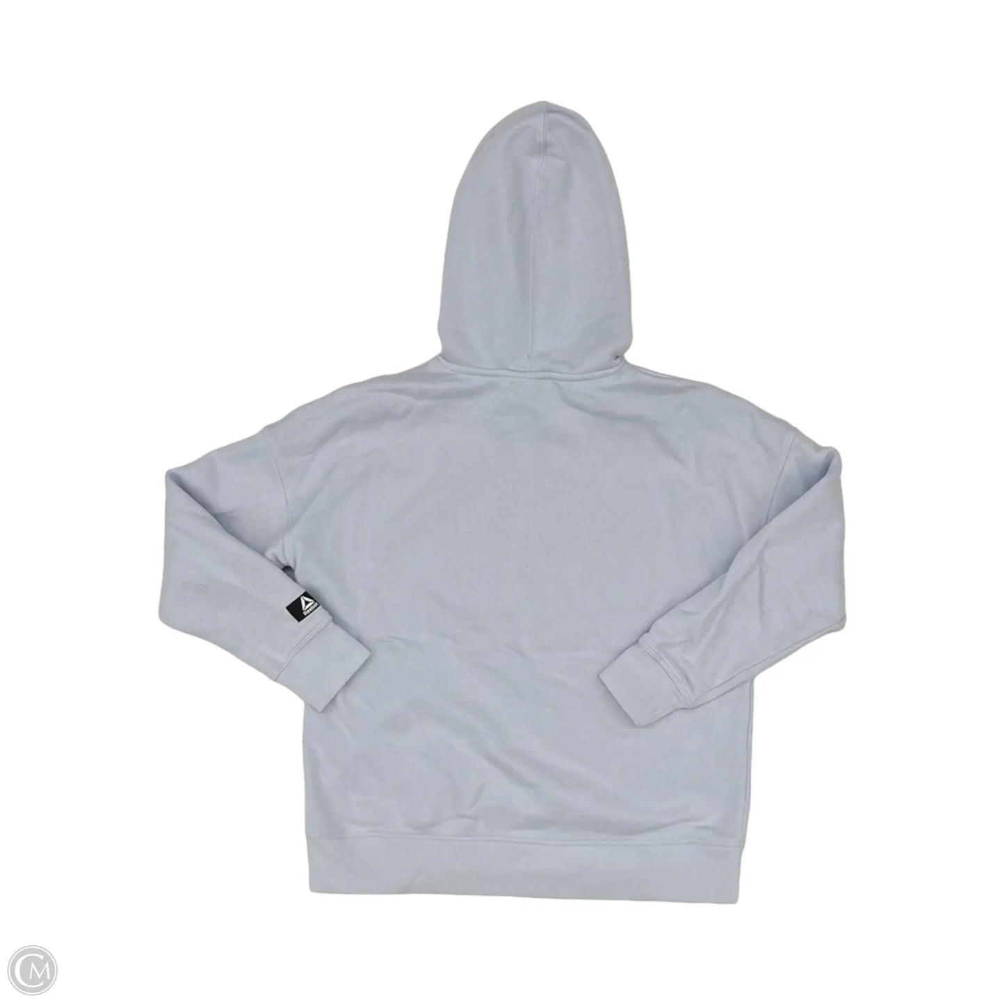 Athletic Sweatshirt Hoodie By Reebok In Blue, Size: L