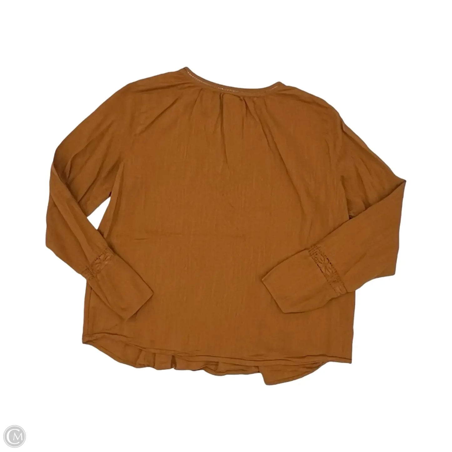 Top Long Sleeve By Old Navy In Brown, Size: Xs