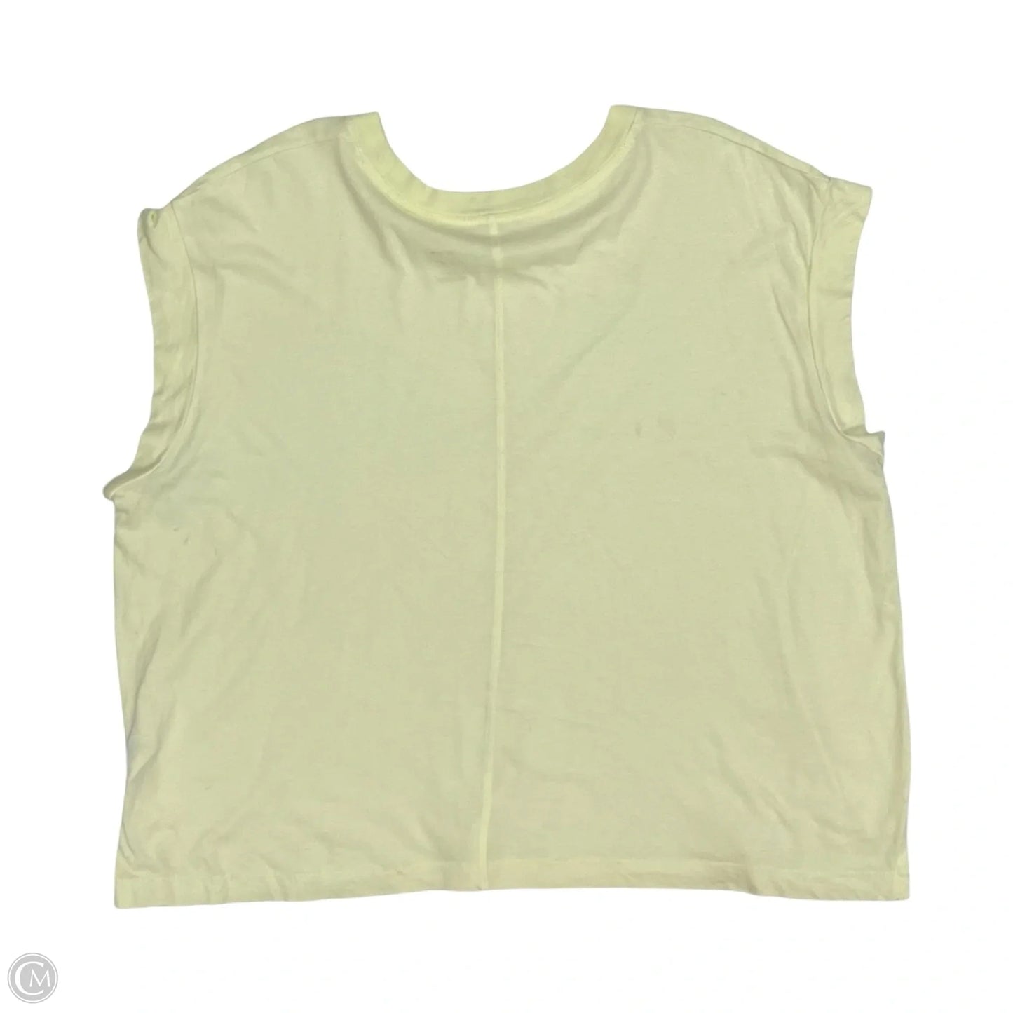 Top Short Sleeve By A New Day In Yellow, Size: Xxl
