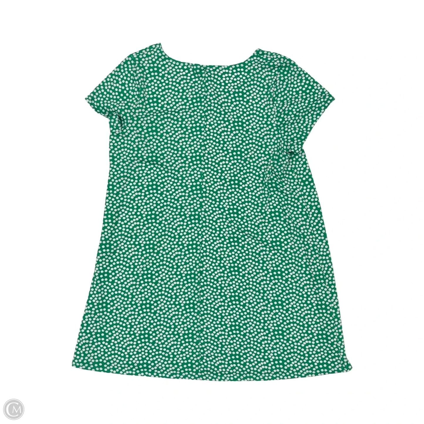 Dress Casual Short By Msk In Green & White, Size: 3x