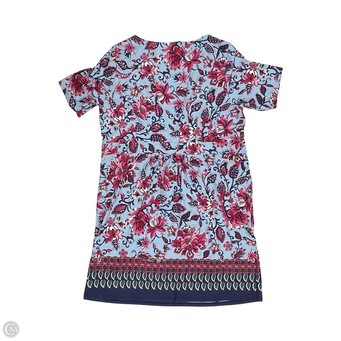 Dress Casual Short By Talbots In Blue & Pink, Size: Xl