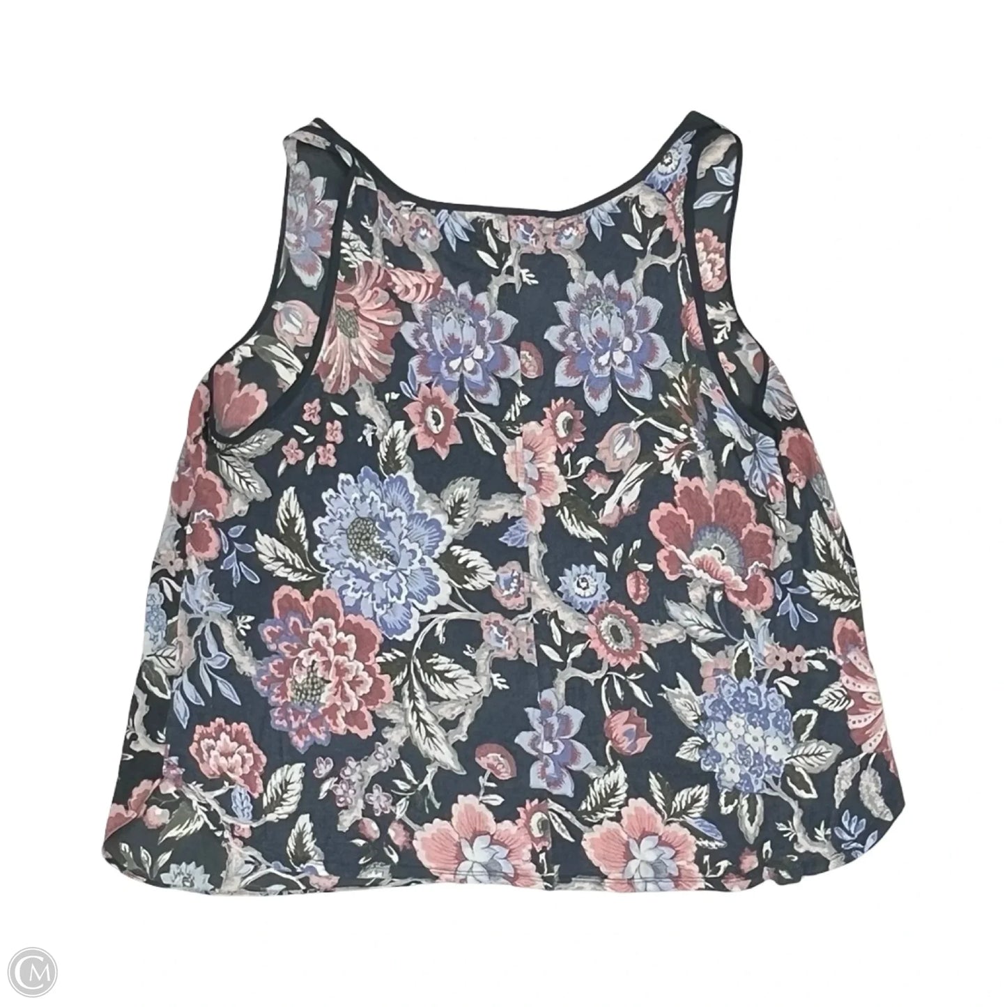 Blouse Sleeveless By Loft In Floral Print, Size: Xl