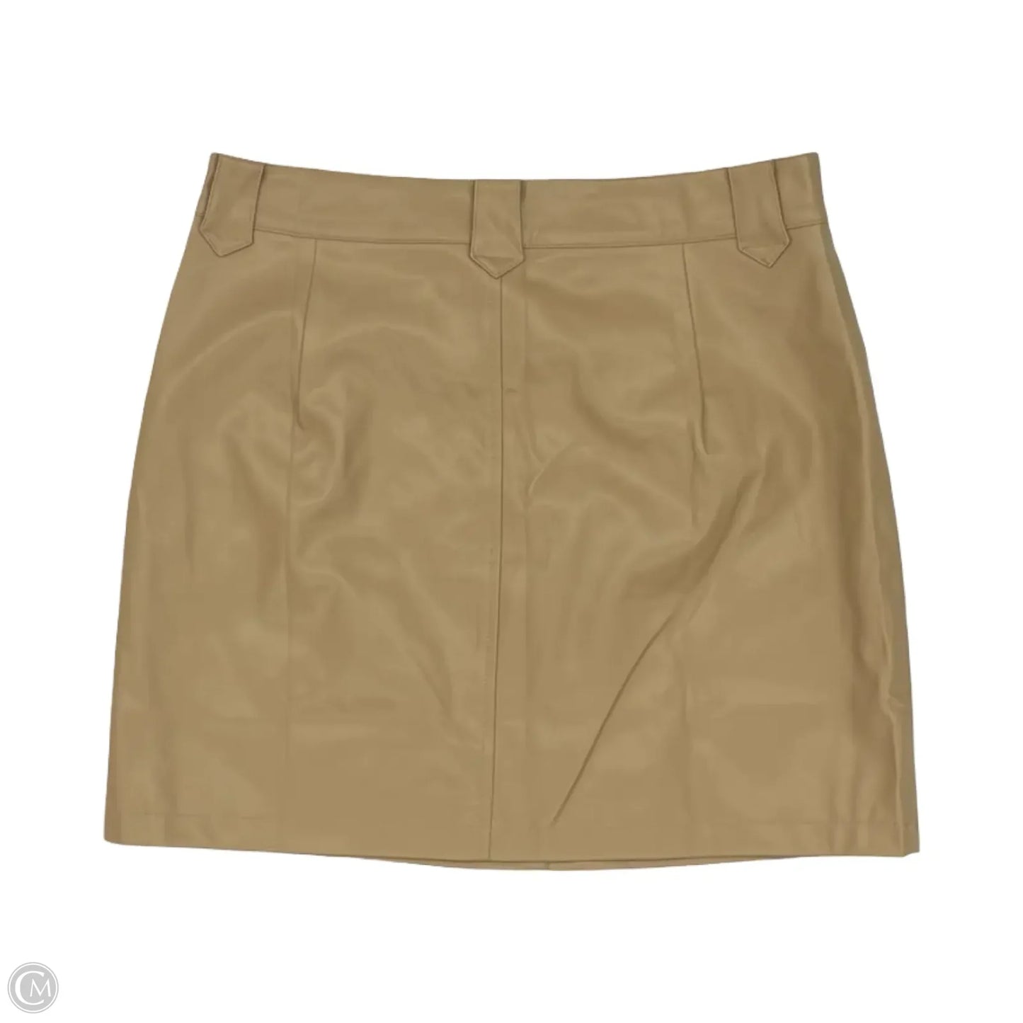 Skirt Mini & Short By Miss Sparkling In Tan, Size: L