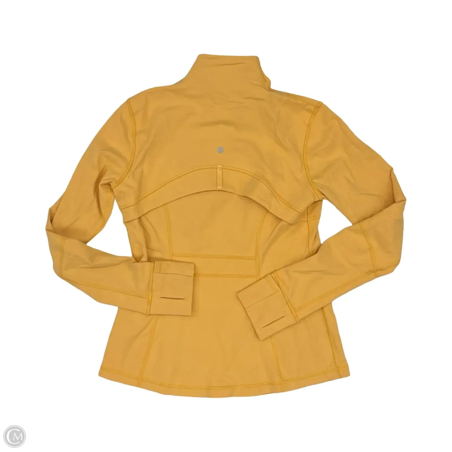 Athletic Jacket By Lululemon In Orange, Size: M