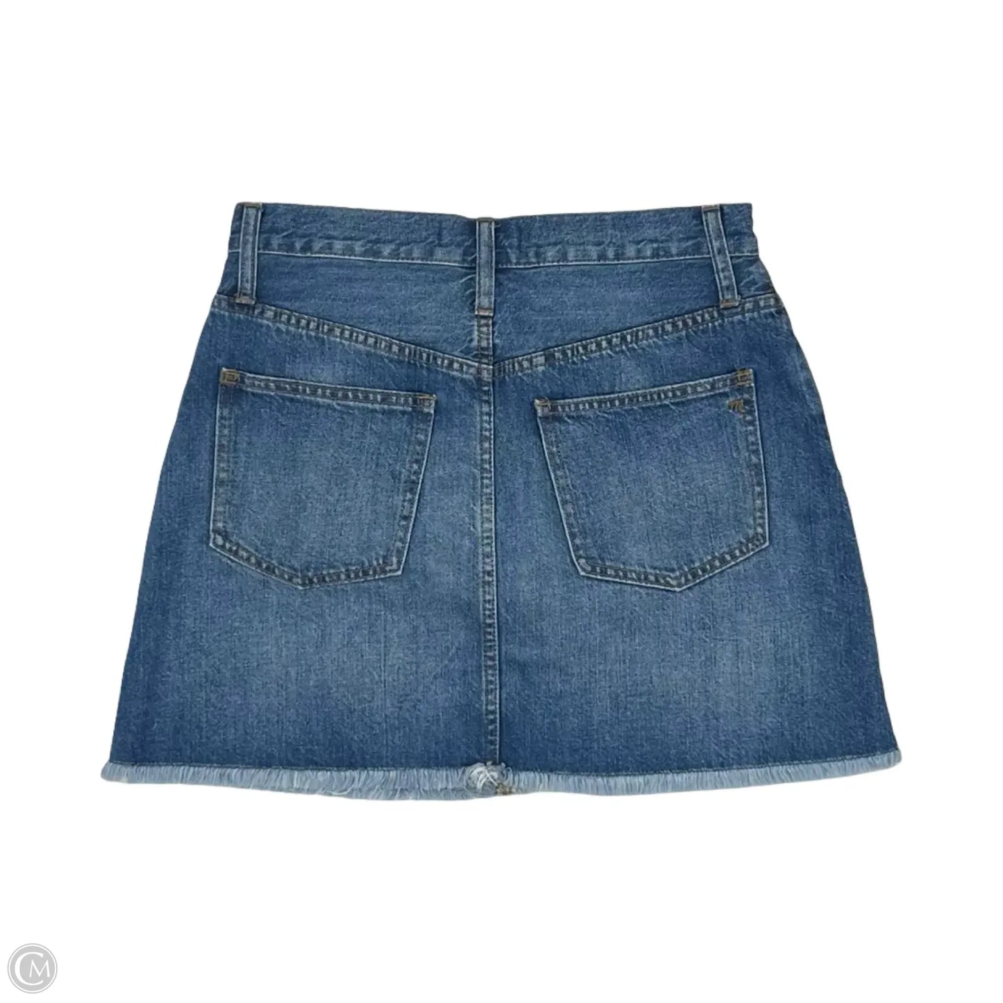 Skirt Mini & Short By Madewell In Blue Denim, Size: 4