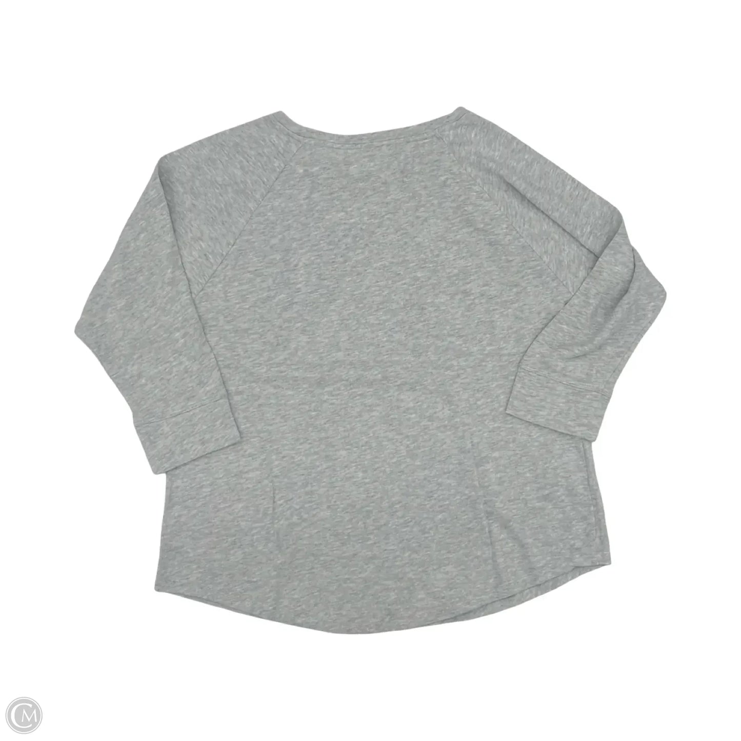 Top 3/4 Sleeve By Sonoma In Blue Red & White, Size: L
