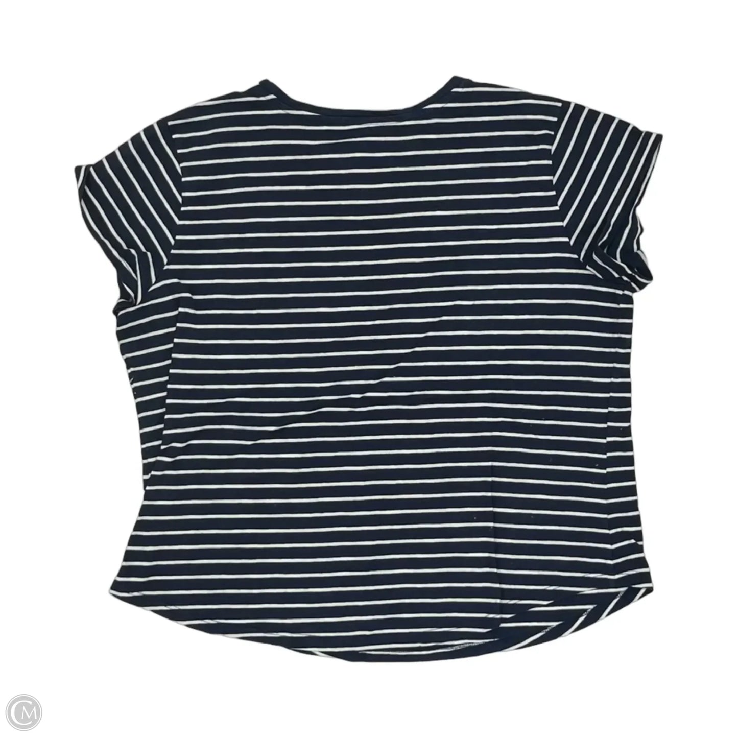 Top Short Sleeve By Sonoma In Striped Pattern, Size: Xxl