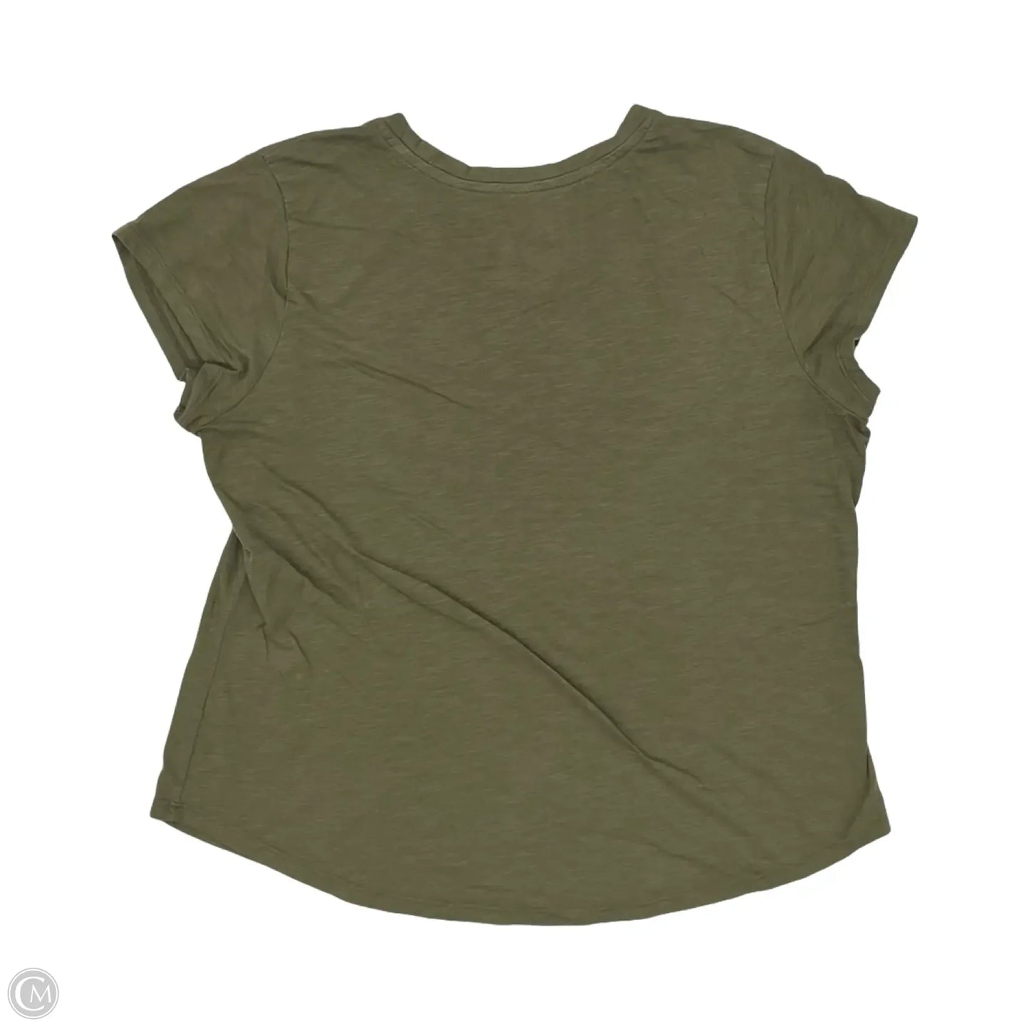 Top Short Sleeve By Sonoma In Green, Size: Xxl