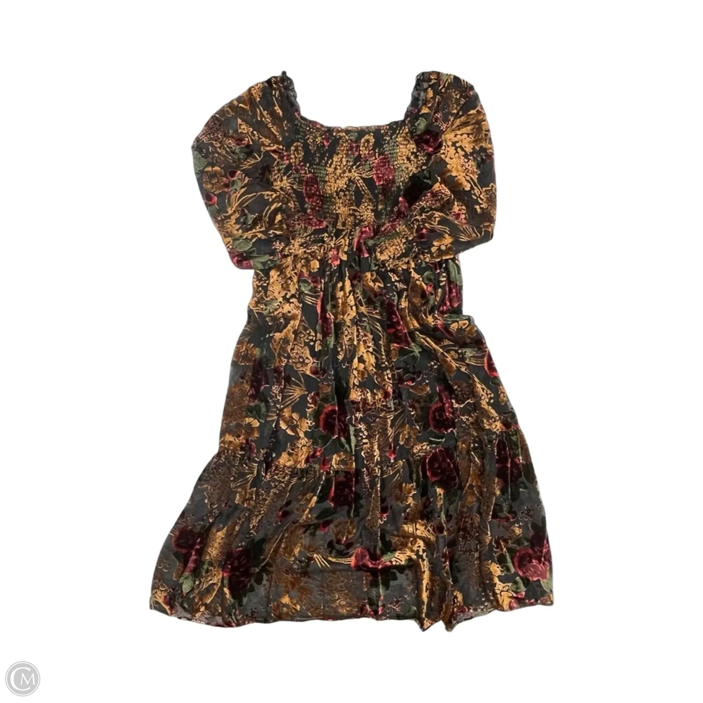 Dress Party Long By Baltic Born In Floral Print, Size: Xl