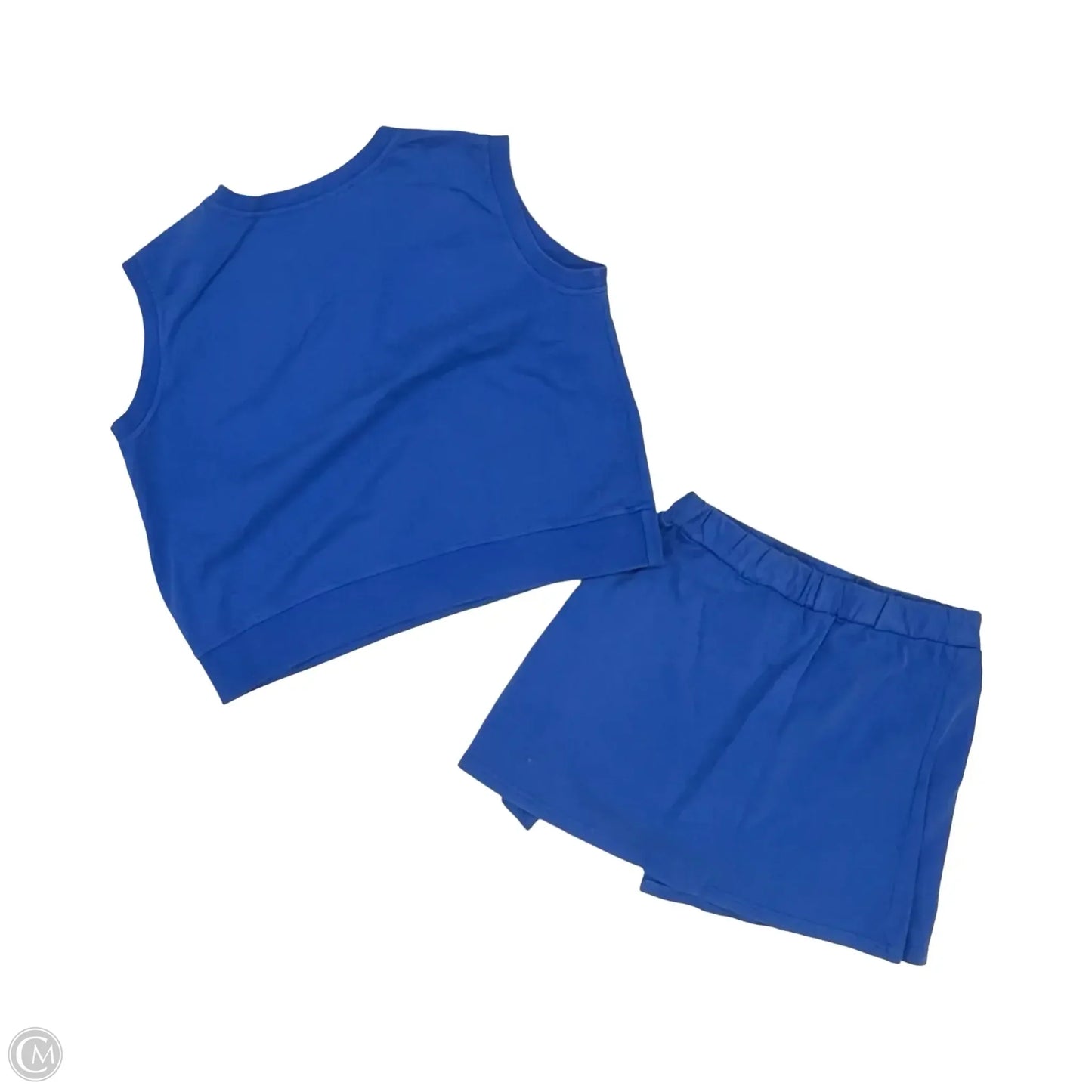 Skort 2pc Set By Cmf In Blue, Size: M