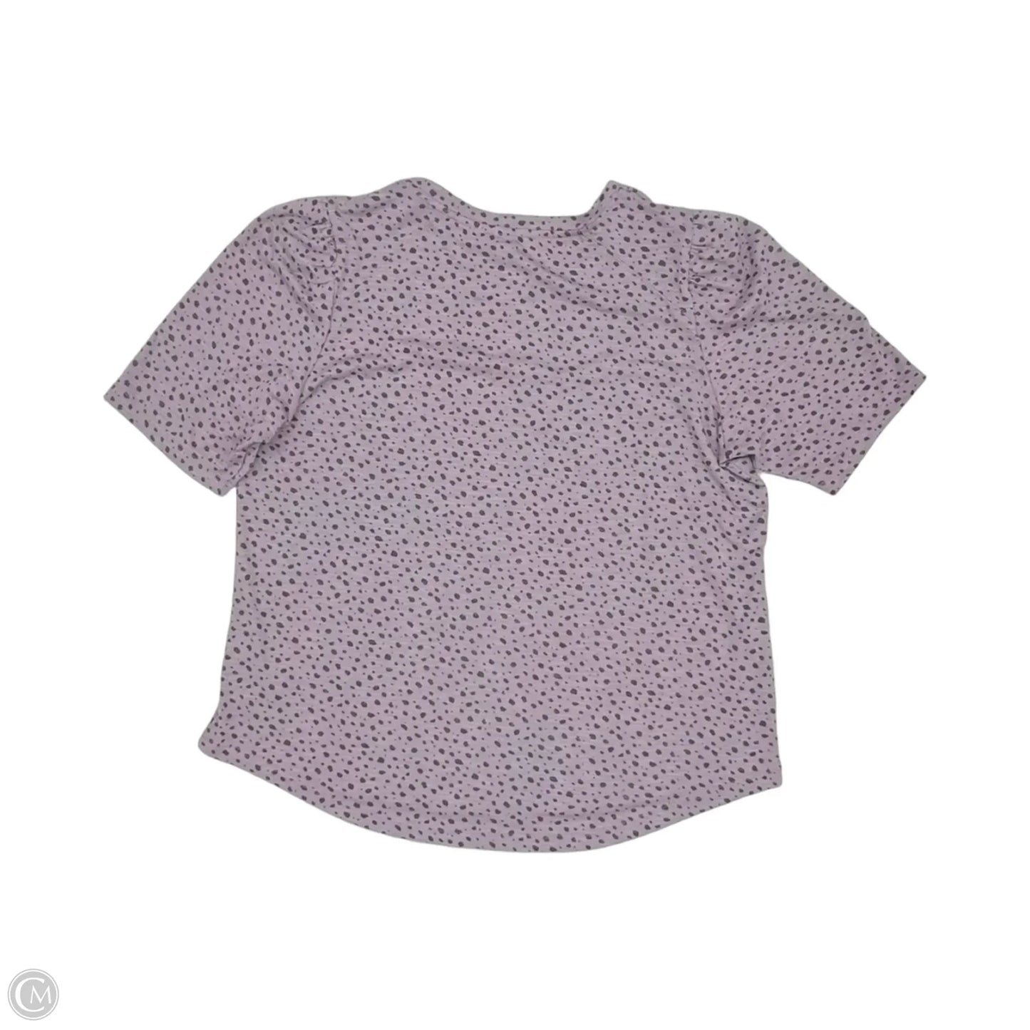 Blouse Short Sleeve By Democracy In Purple, Size: Xl