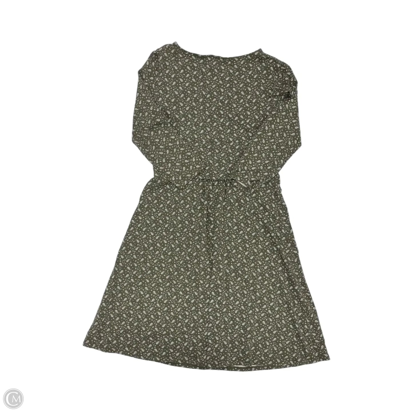 Dress Casual Midi By Lands End In Paisley Print, Size: M