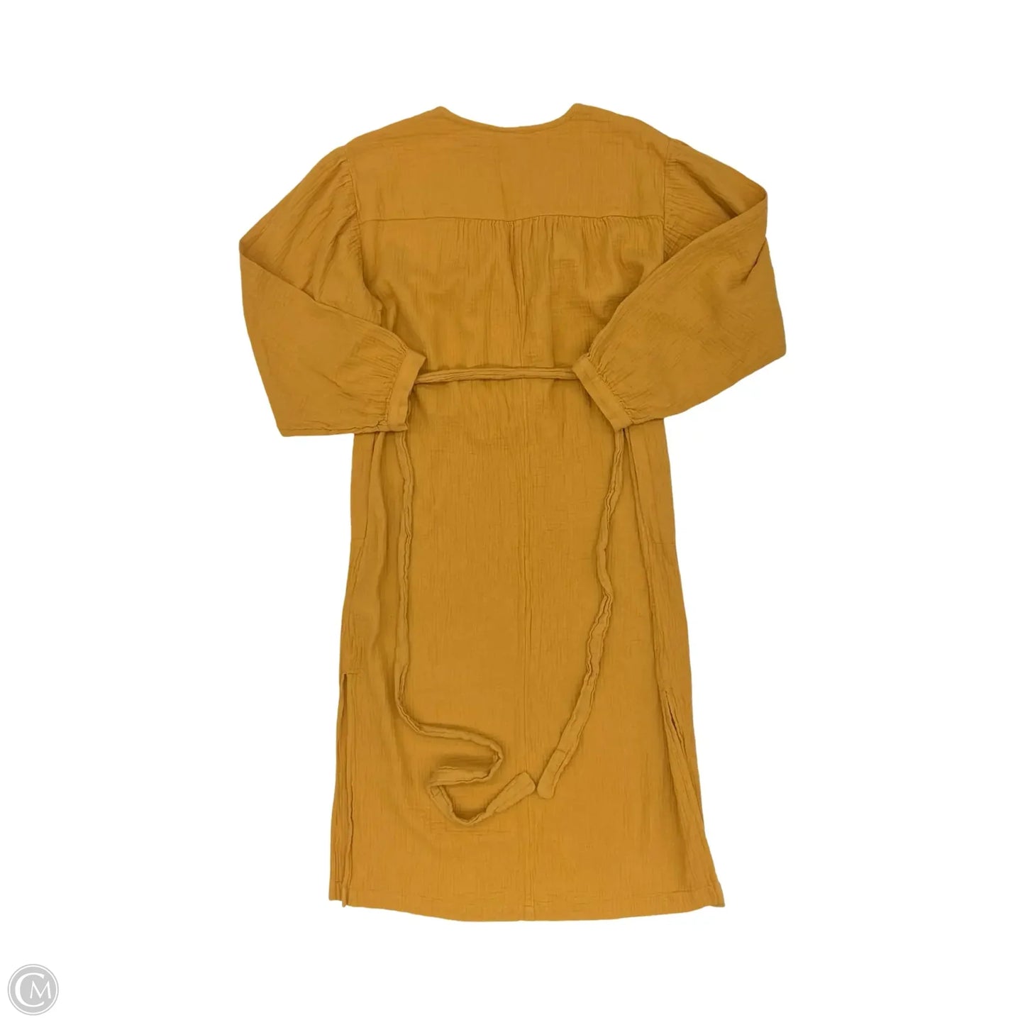 Dress Casual Midi By Universal Thread In Yellow, Size: S