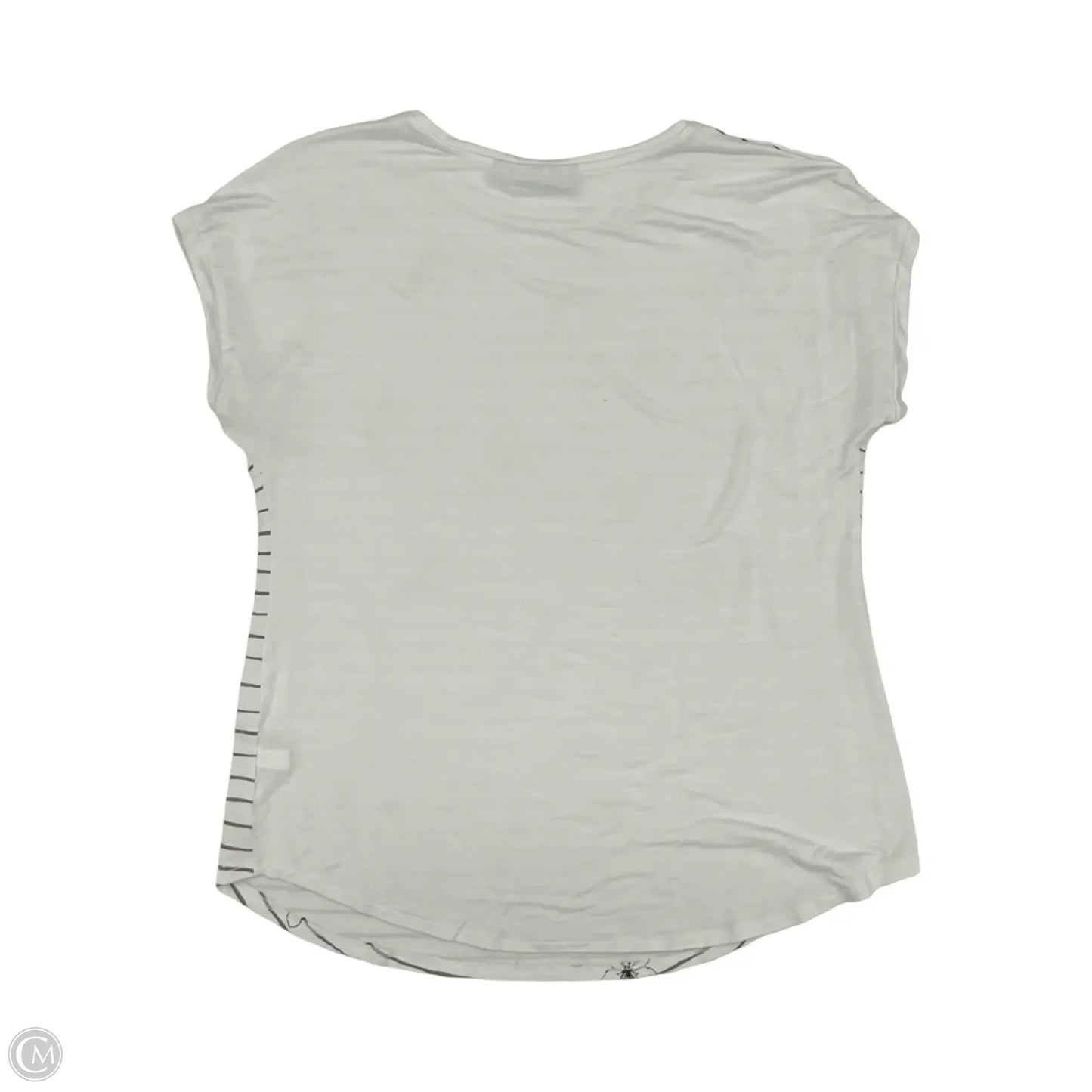 Top Short Sleeve By Apt 9 In Floral Print, Size: M