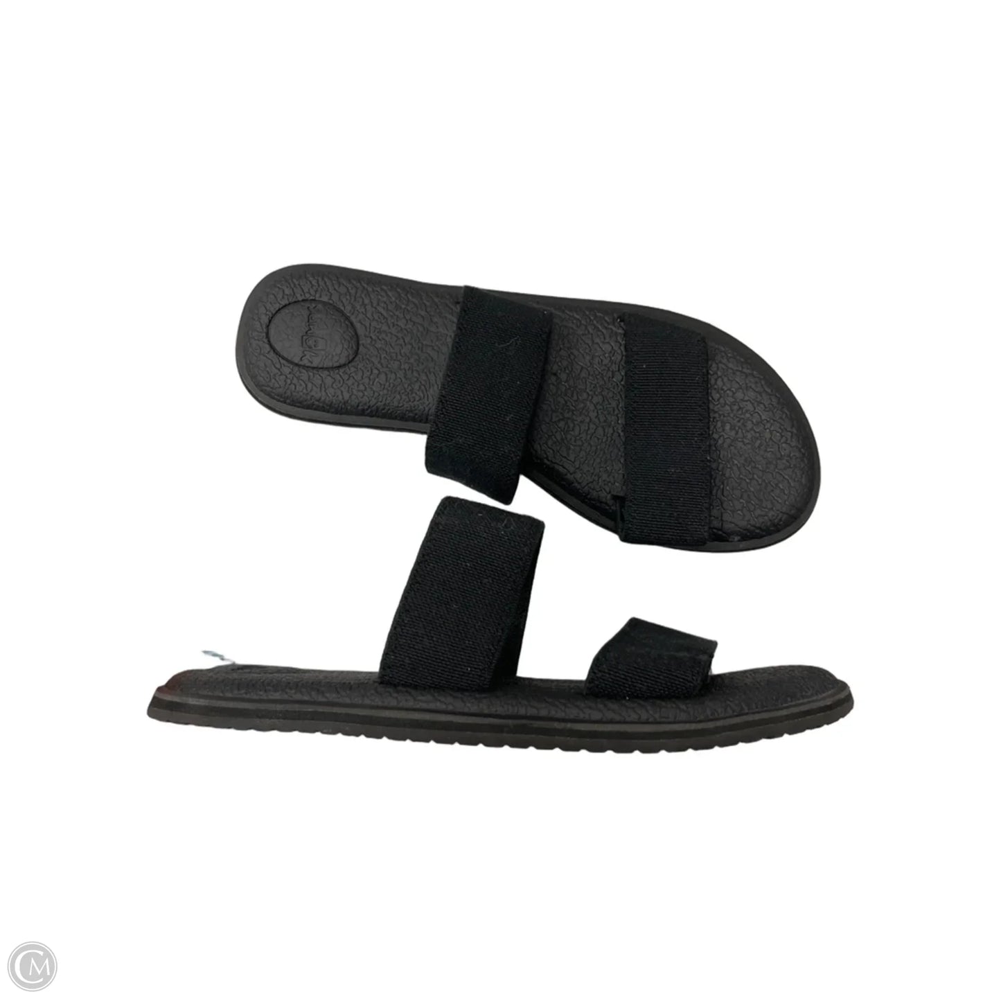 Sandals Flats By Sanuk In Black, Size: Large