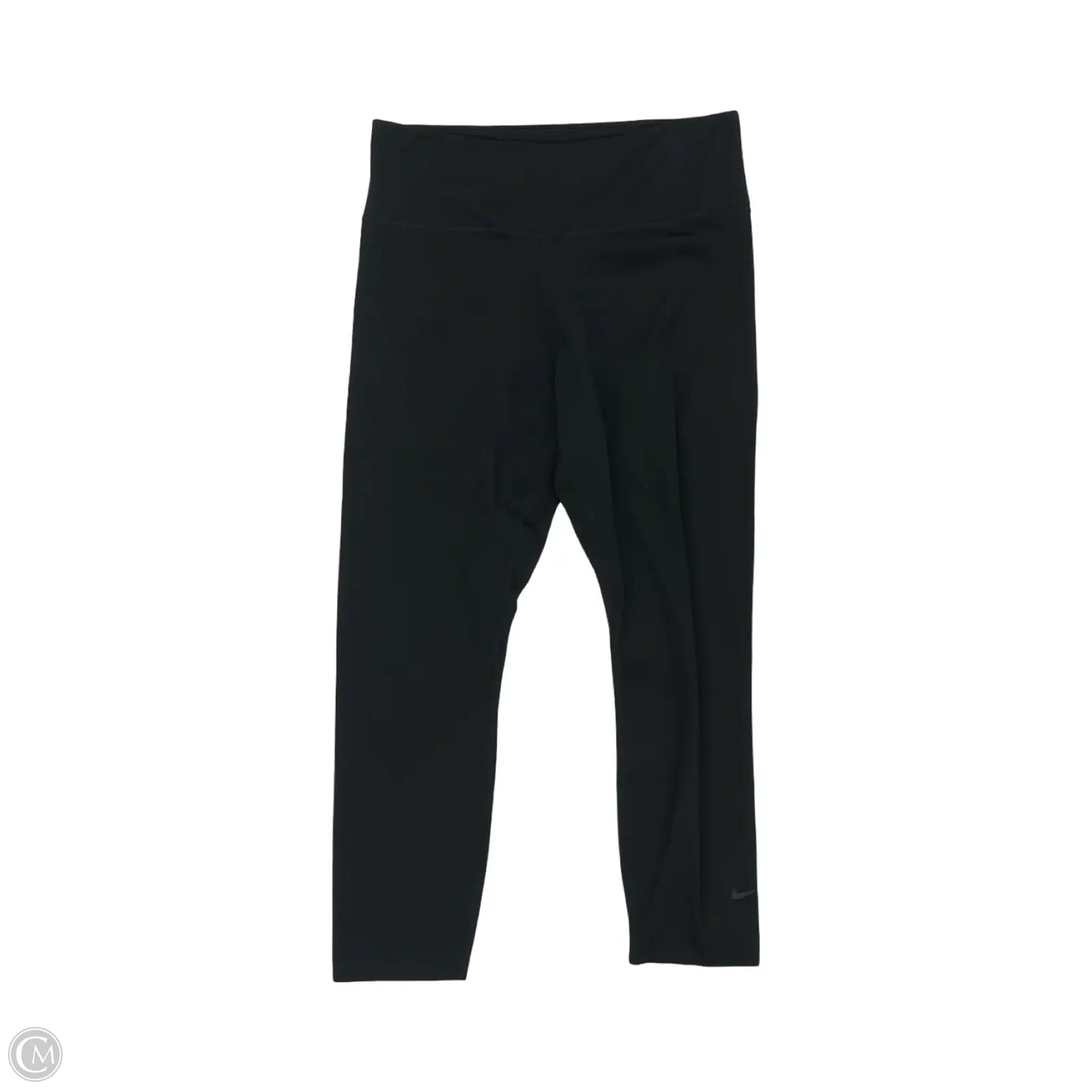 Athletic Leggings Capris By Nike In Black, Size: M