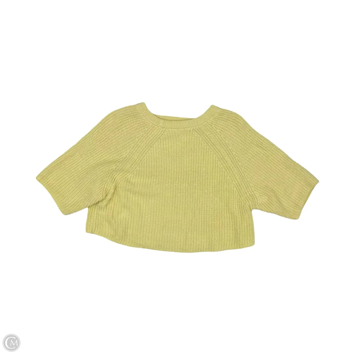 Sweater Short Sleeve By Clothes Mentor In Yellow, Size: Xs