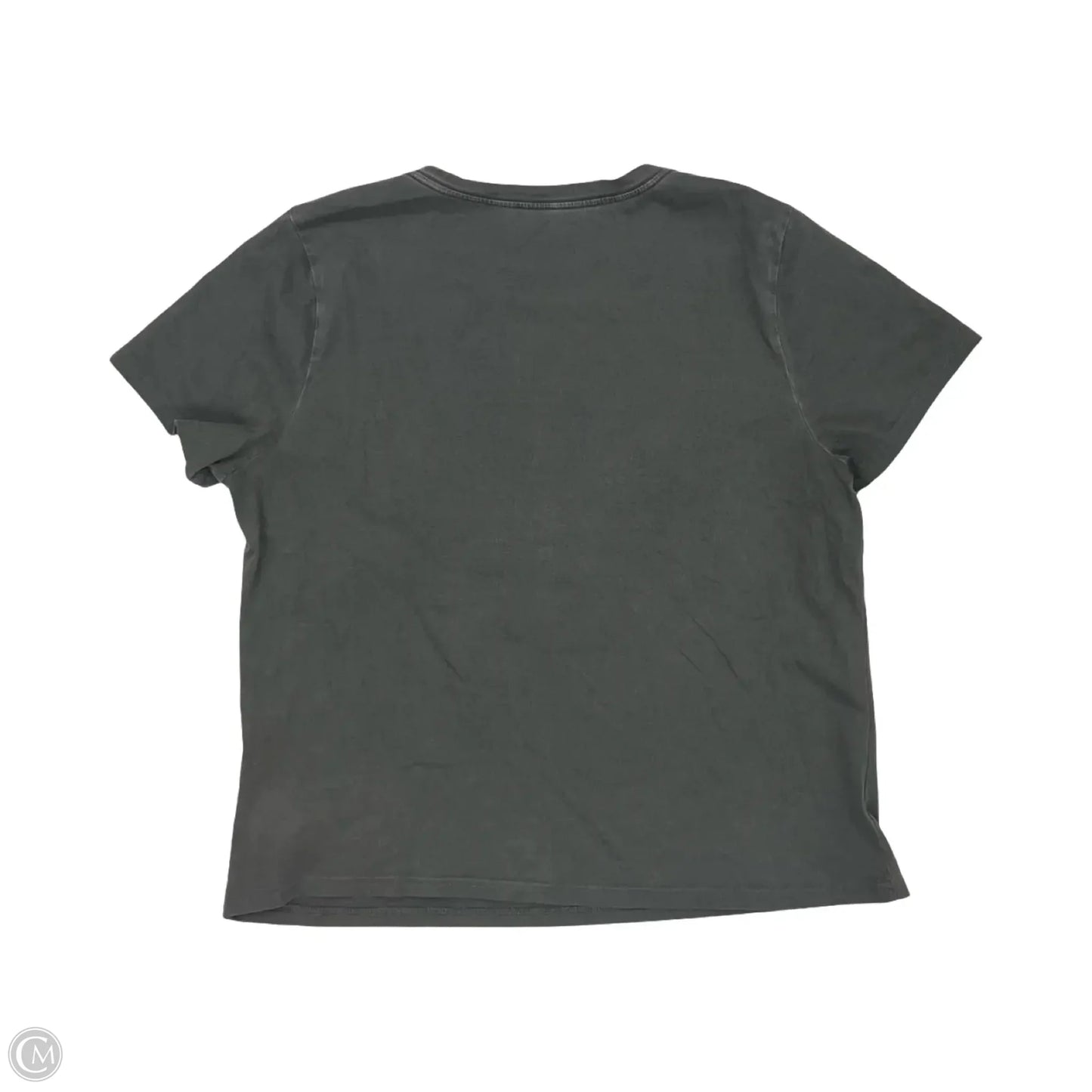 Top Short Sleeve By Lucky Brand In Grey, Size: Xl