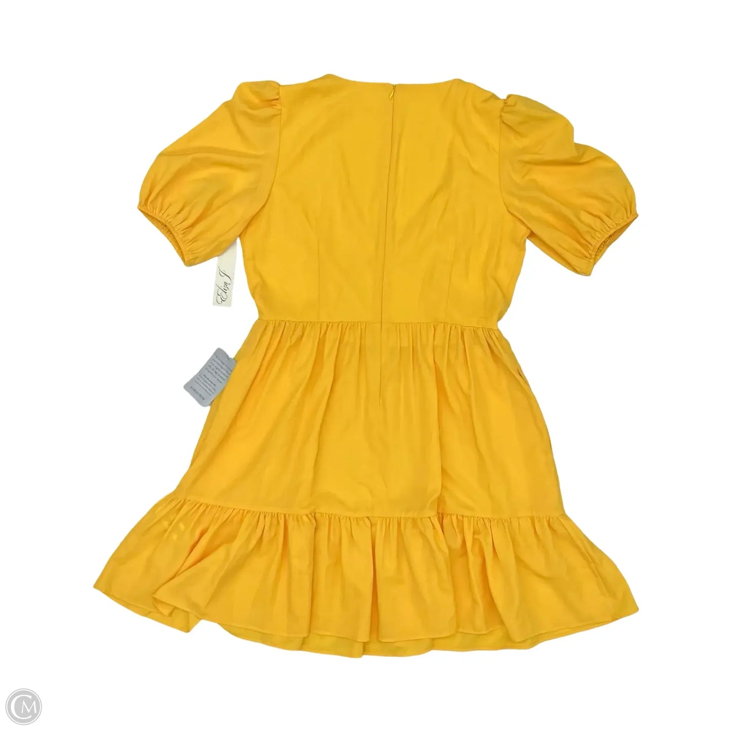 Dress Party Short By Eliza J In Yellow, Size: 12