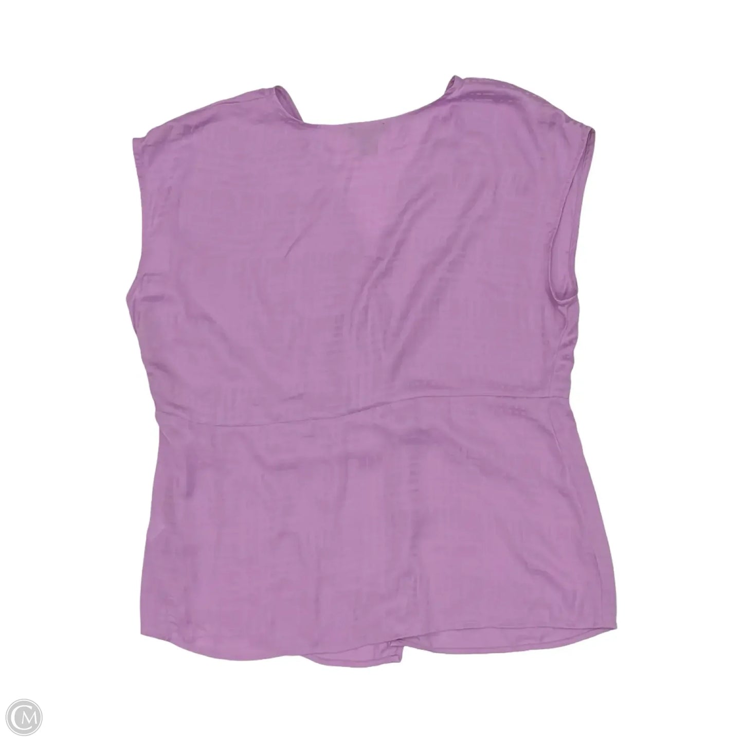 Blouse Sleeveless By Halogen In Purple, Size: 1x