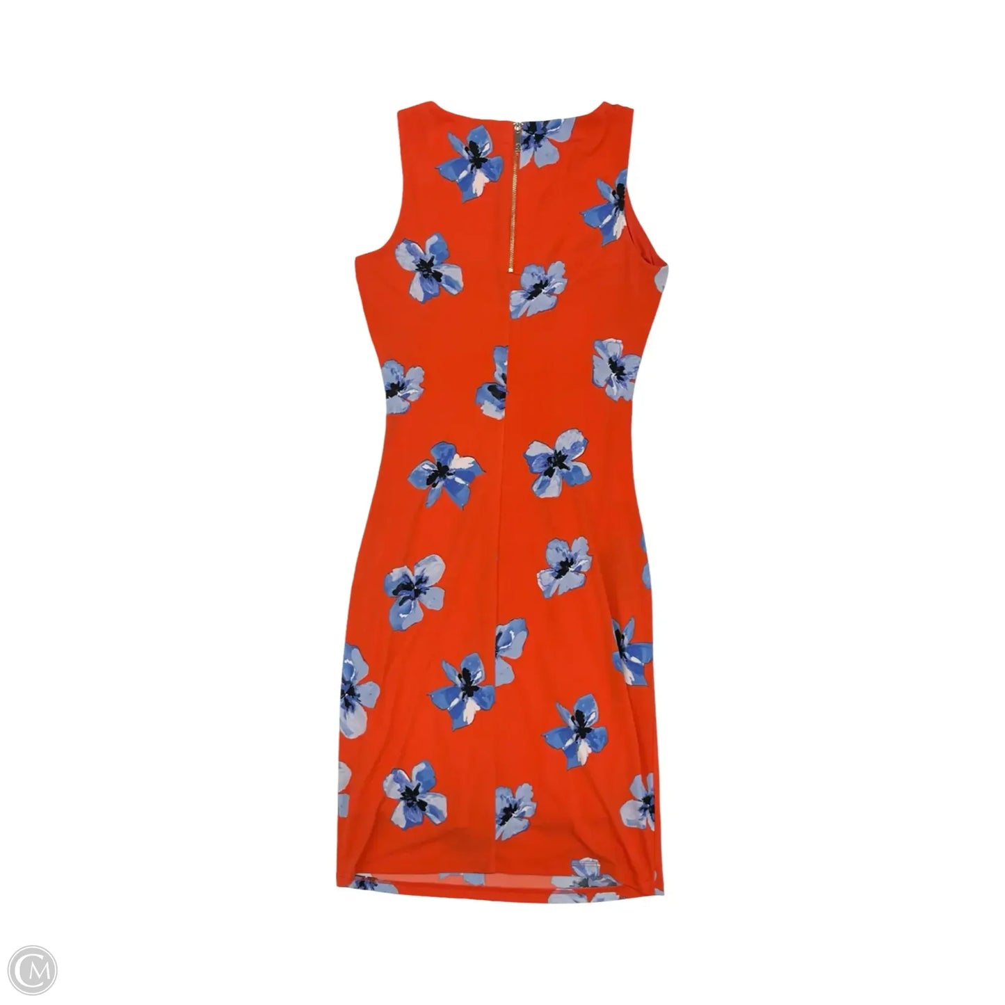 Dress Work By Tommy Hilfiger In Blue & Orange, Size: 2