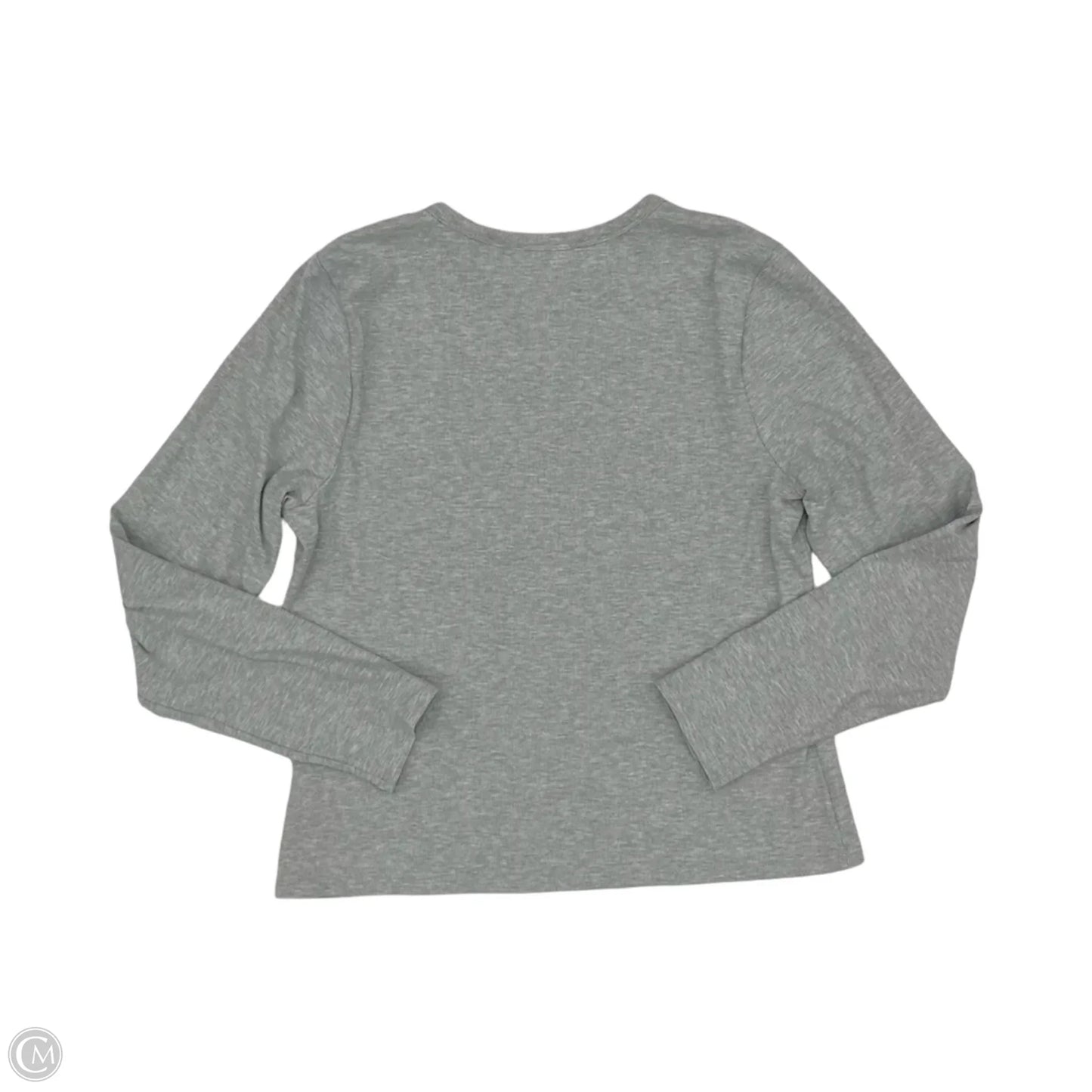 Athletic Top Long Sleeve Crewneck By Athleta In Grey, Size: Xl