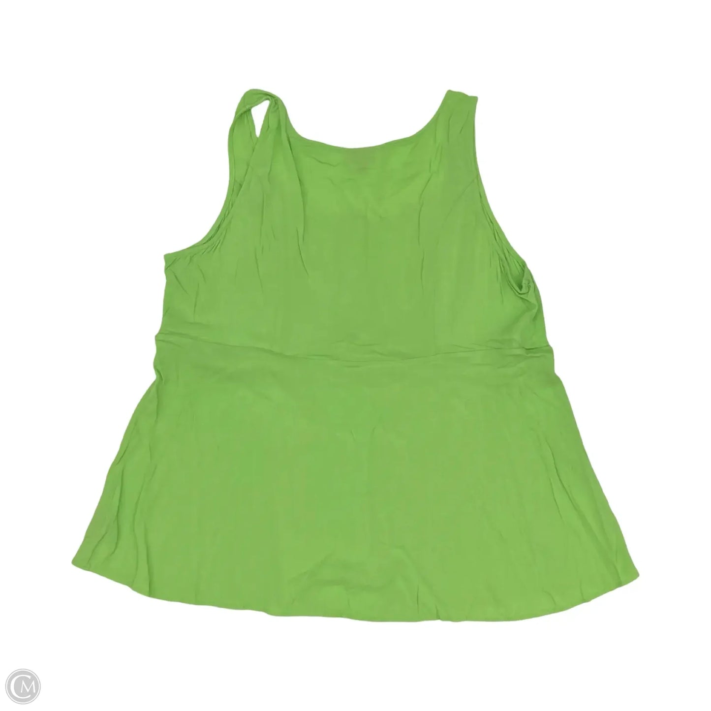 Blouse Sleeveless By Torrid In Green, Size: 2x