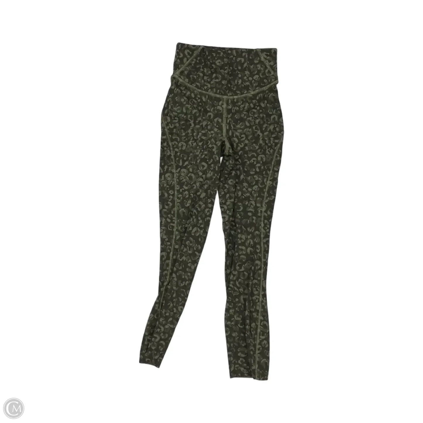 Athletic Leggings Capris By Lululemon In Green, Size: Xs