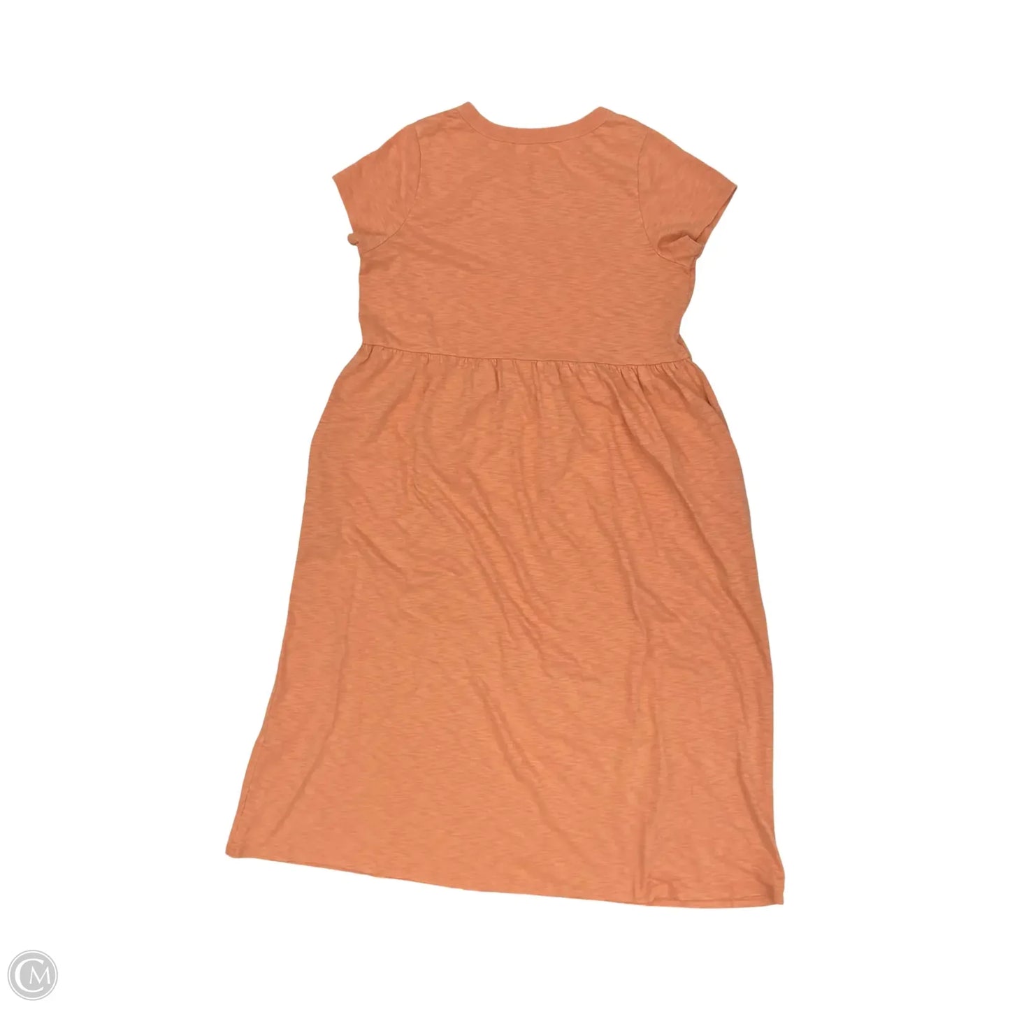Dress Casual Midi By Universal Thread In Orange, Size: L
